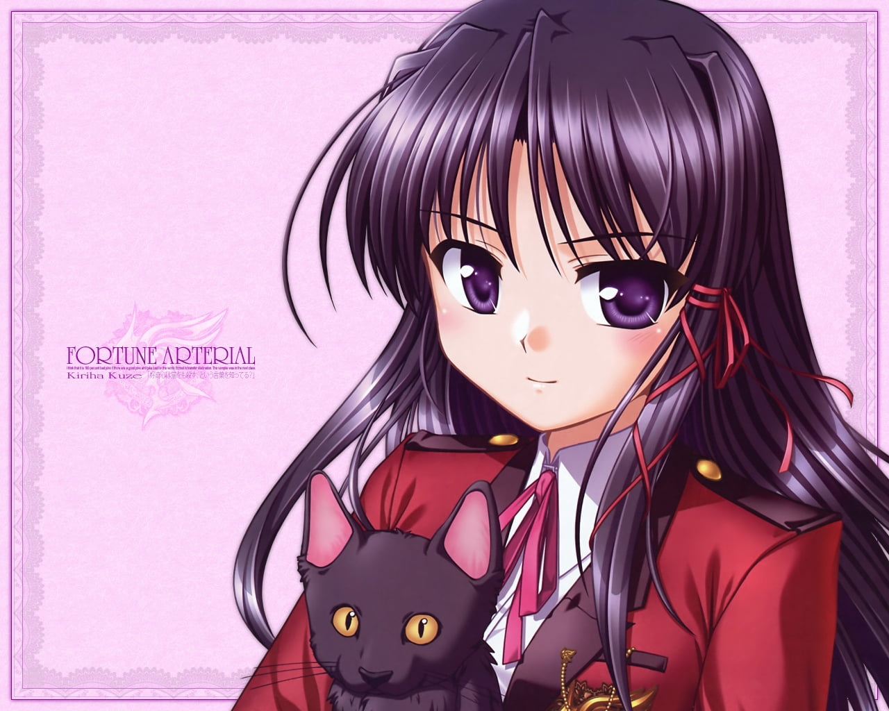 wall - building feature, anime, women, character, cat, 720P, beauty, human Hair, arterial, lifestyles, females, headshot, mannequin, real people, vector, HD Wallpaper