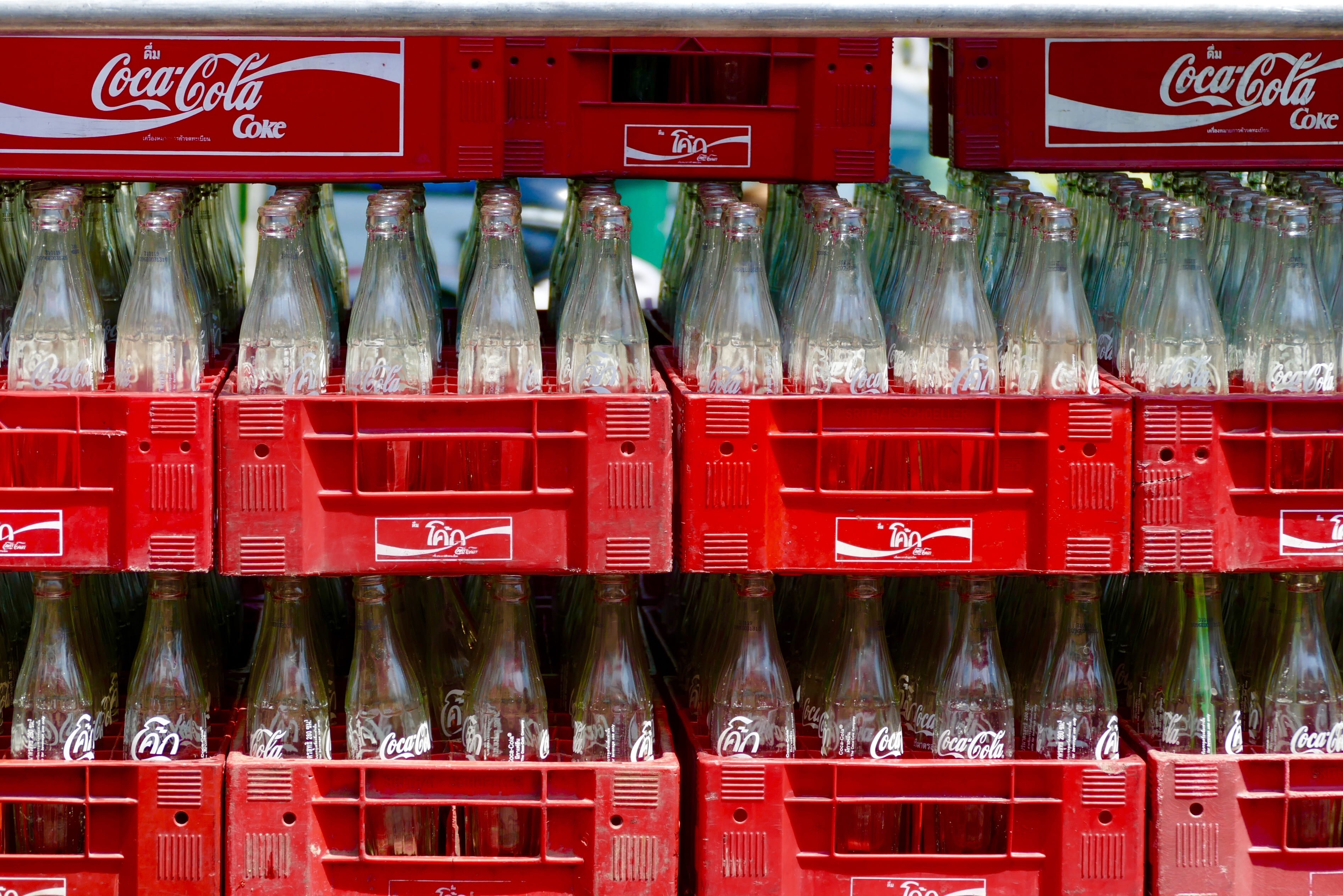 food and drink, beverages, large group of objects, seafood, goods, day, returnable bottle, 2K, container, freshness, fish, plastic, the prevention of waste, HD Wallpaper