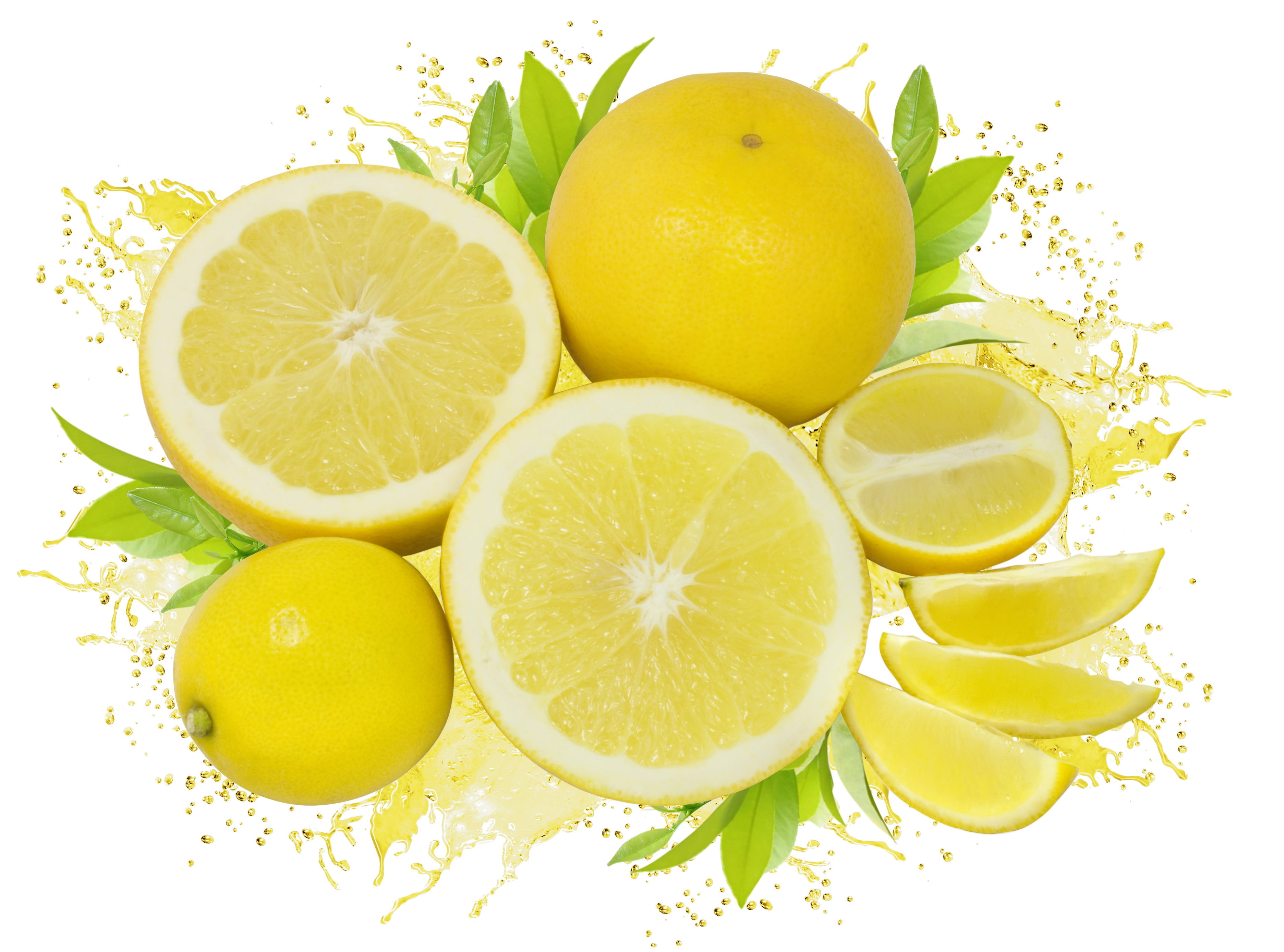 yellow, summer, white, citrus, refreshment, high angle view, still life, white background, slice, orange, spray, citrus Fruit, no People, backgrounds, juicy, HD Wallpaper