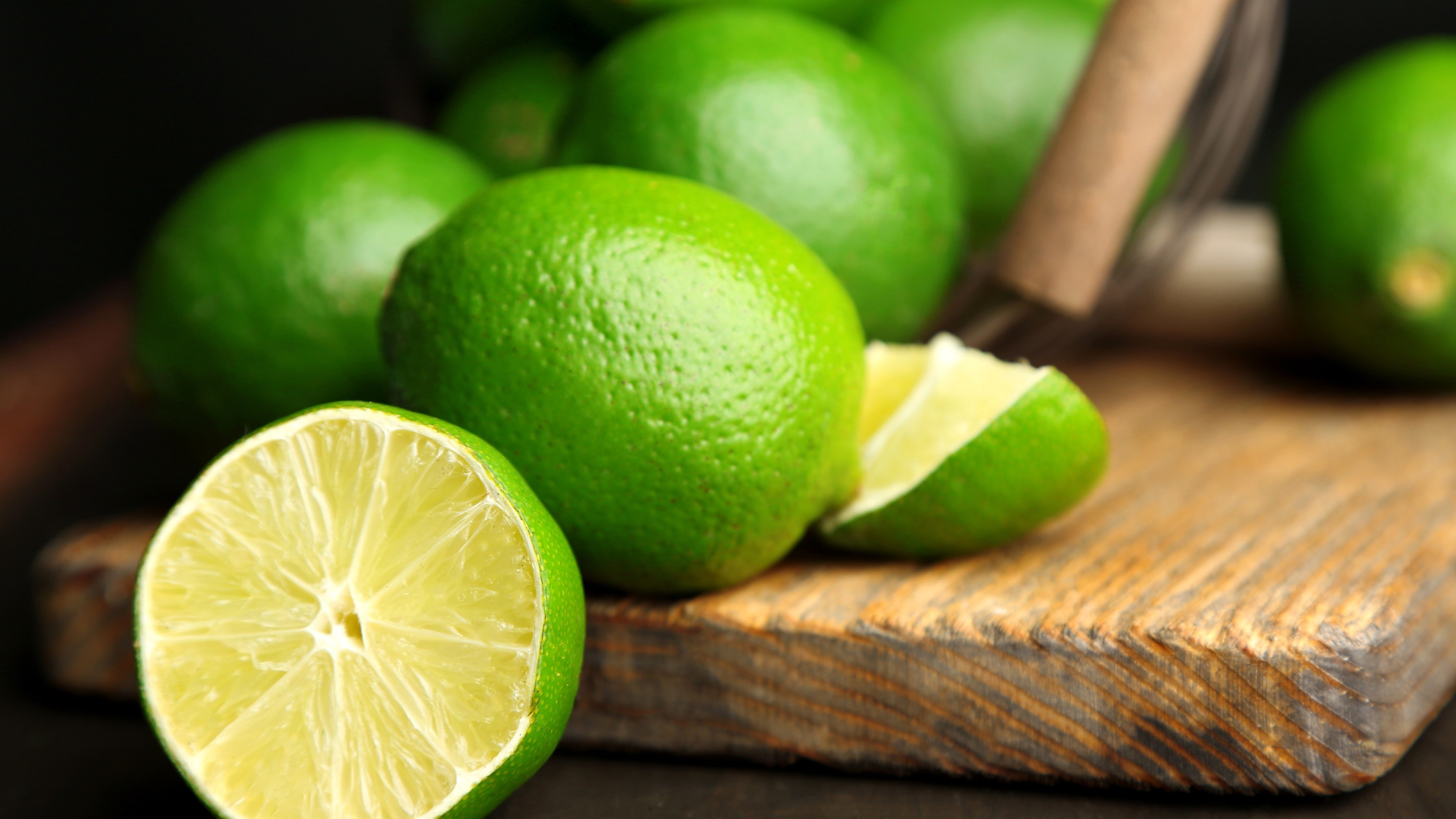 Summer, Fruits, Green, 4K, Lime, Citrus, HD Wallpaper