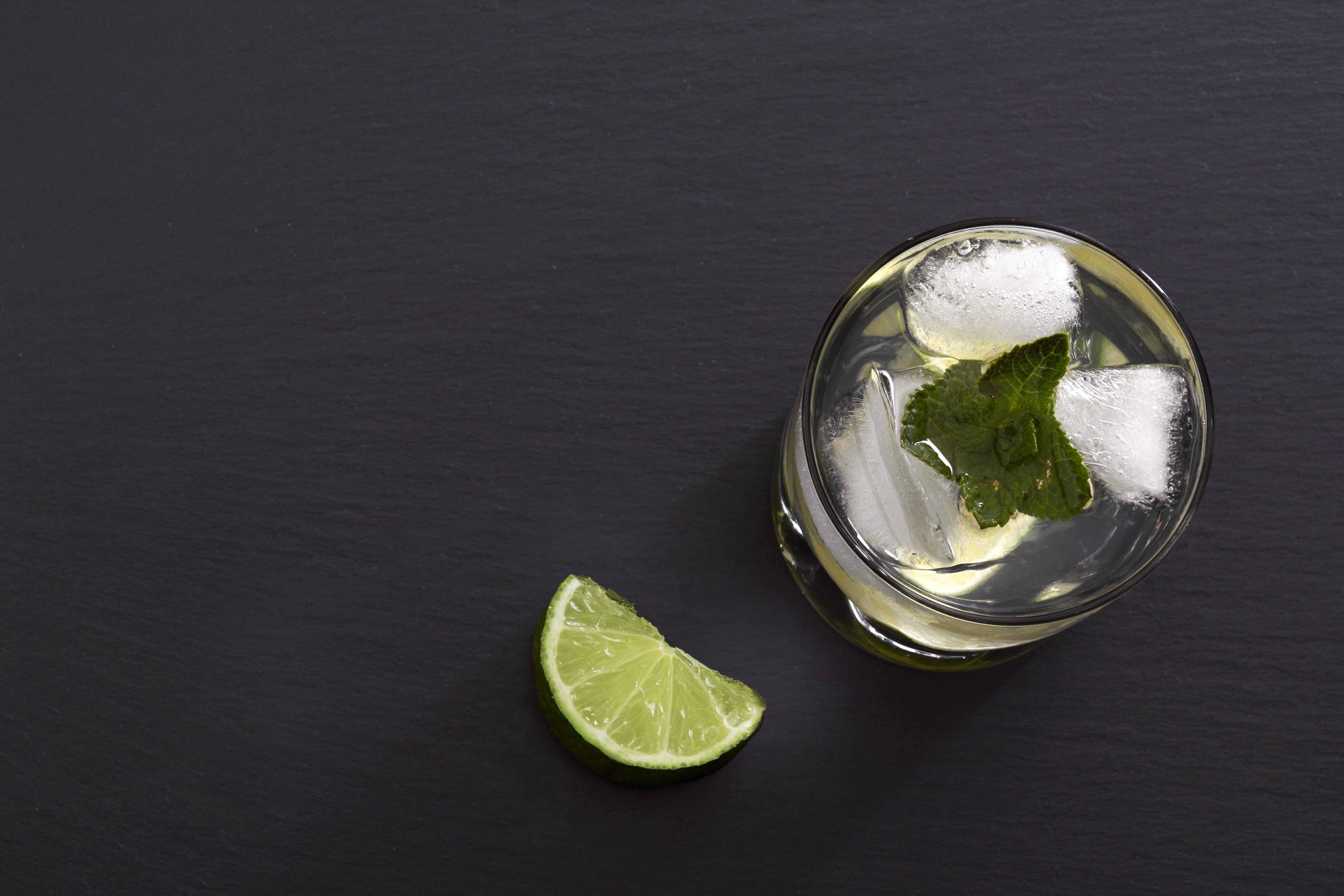 garnish, lemon, fruit, party, mint, slice, alcoholic, no people, caipi, household equipment, recipe, mint leaf - culinary, caipirinha, citrus fruit, drinking glass, HD Wallpaper