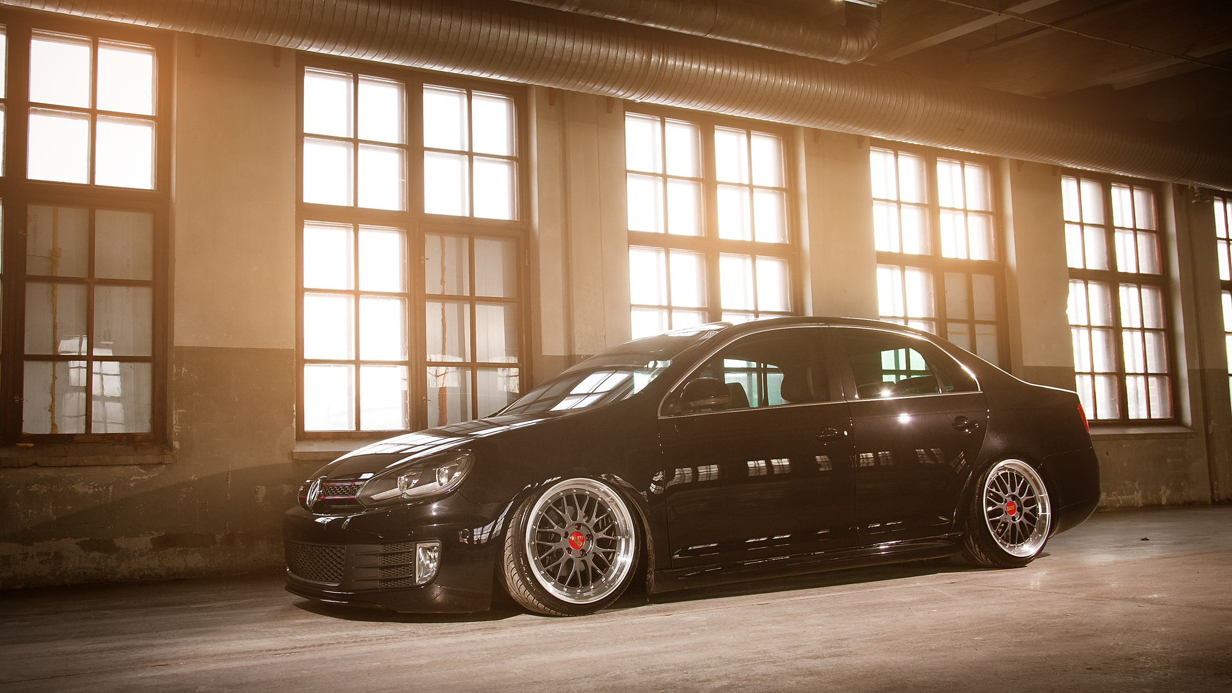 GTD, black, Volkswagen, Jetta, MK6, 1080P, HD Wallpaper