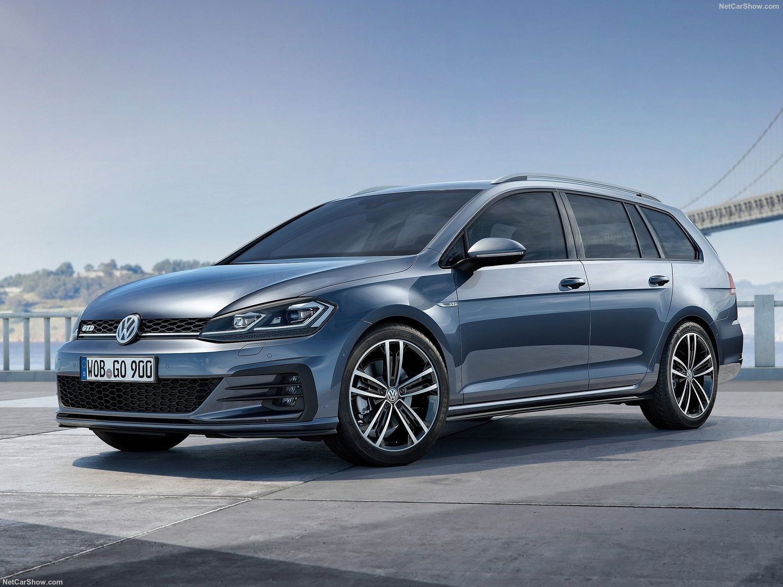 volkswagen, 2018, golf, variant, 720P, gtd, HD Wallpaper