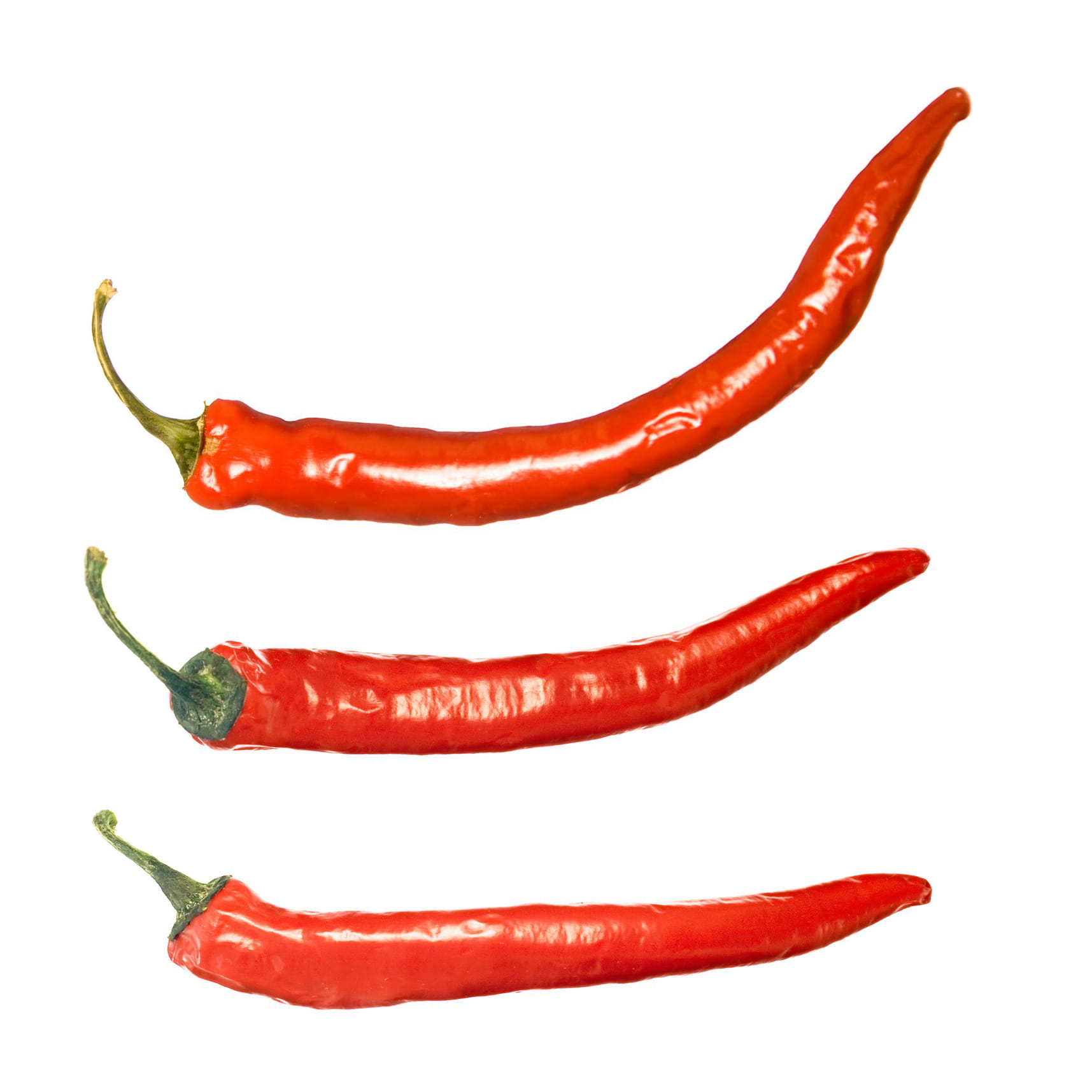 still life, agriculture, shiny, close-up, natural, pepper, raw, nutrition, cuisine, fresh, bright, white background, red, studio shot, cut out, ingredient, Phone HD Wallpaper