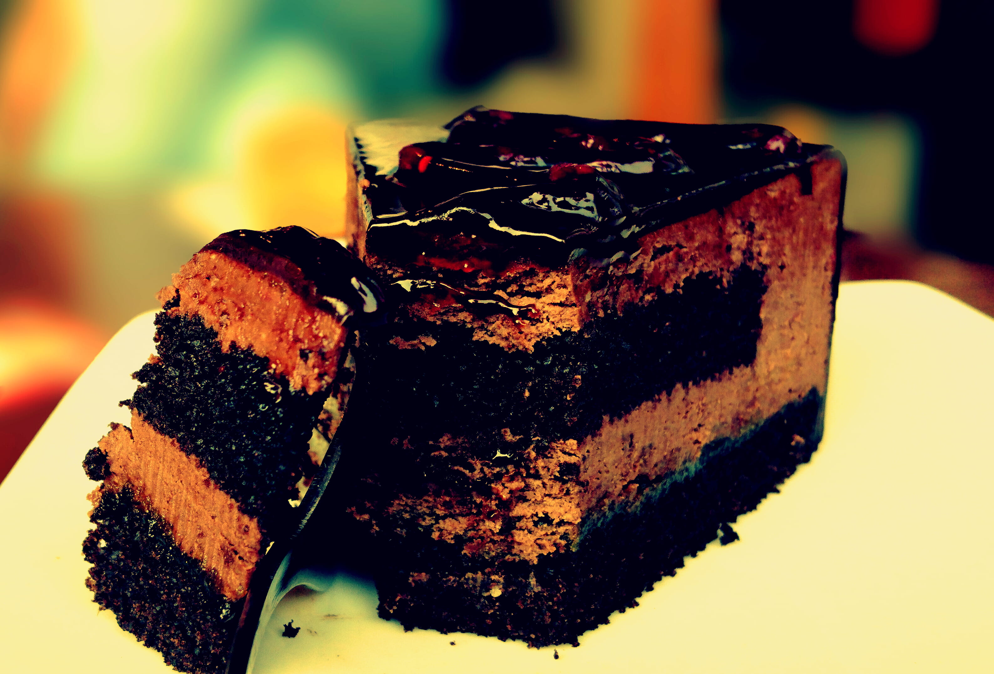 food and drink, cranberry, indoors, snack, sweet, layered, slurp, ready-to-eat, chocolate cake, unhealthy eating, dessert, slice, pastry, india, mousse, HD Wallpaper