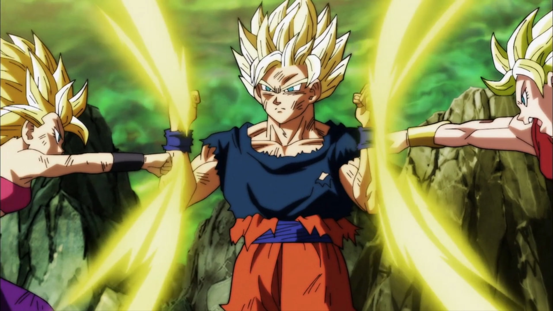 Kale (Dragon Ball), 1080P, Goku, Caulifla (Dragon Ball), Dragon Ball Super, Dragon Ball, HD Wallpaper