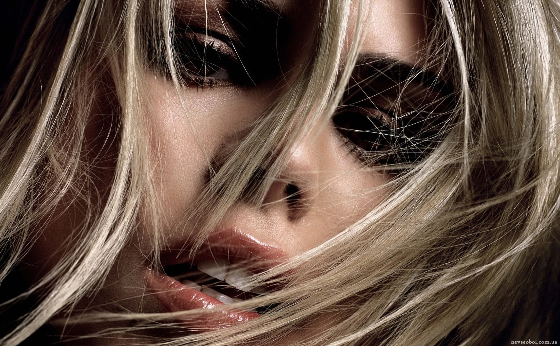 women, Billie Piper, closeup, open mouth, blonde, 1080P, HD Wallpaper