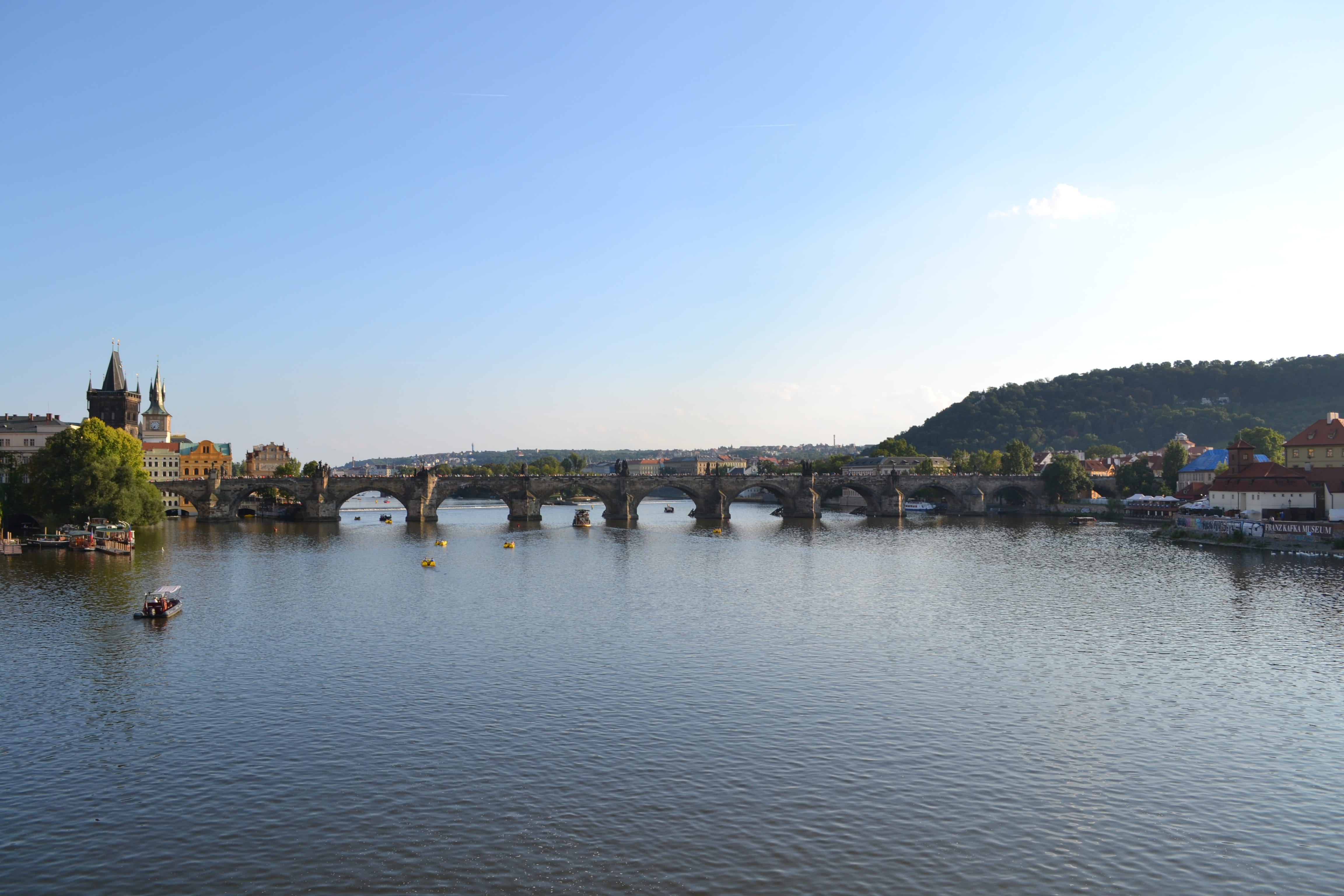 architecture, sky, bridge, charles bridge, nature, no people, arch bridge, day, transportation, scenics - nature, waterfront, travel, czech republic, building, HD Wallpaper