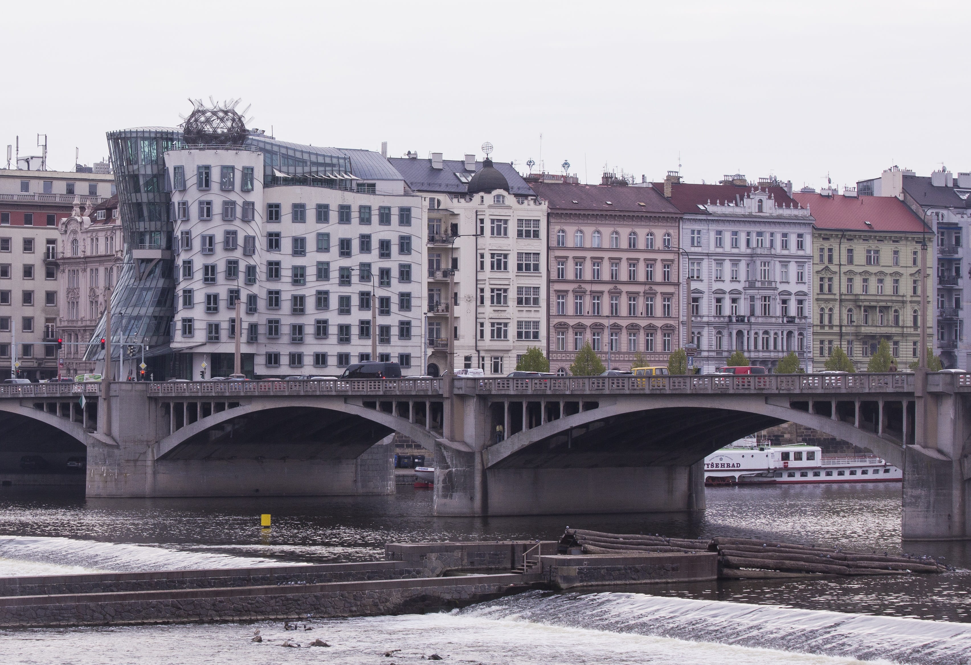 outdoors, waterfront, city, transportation, building exterior, bridge - man made structure, praha, river, historically, sky, architecture, day, arch, no people, HD Wallpaper