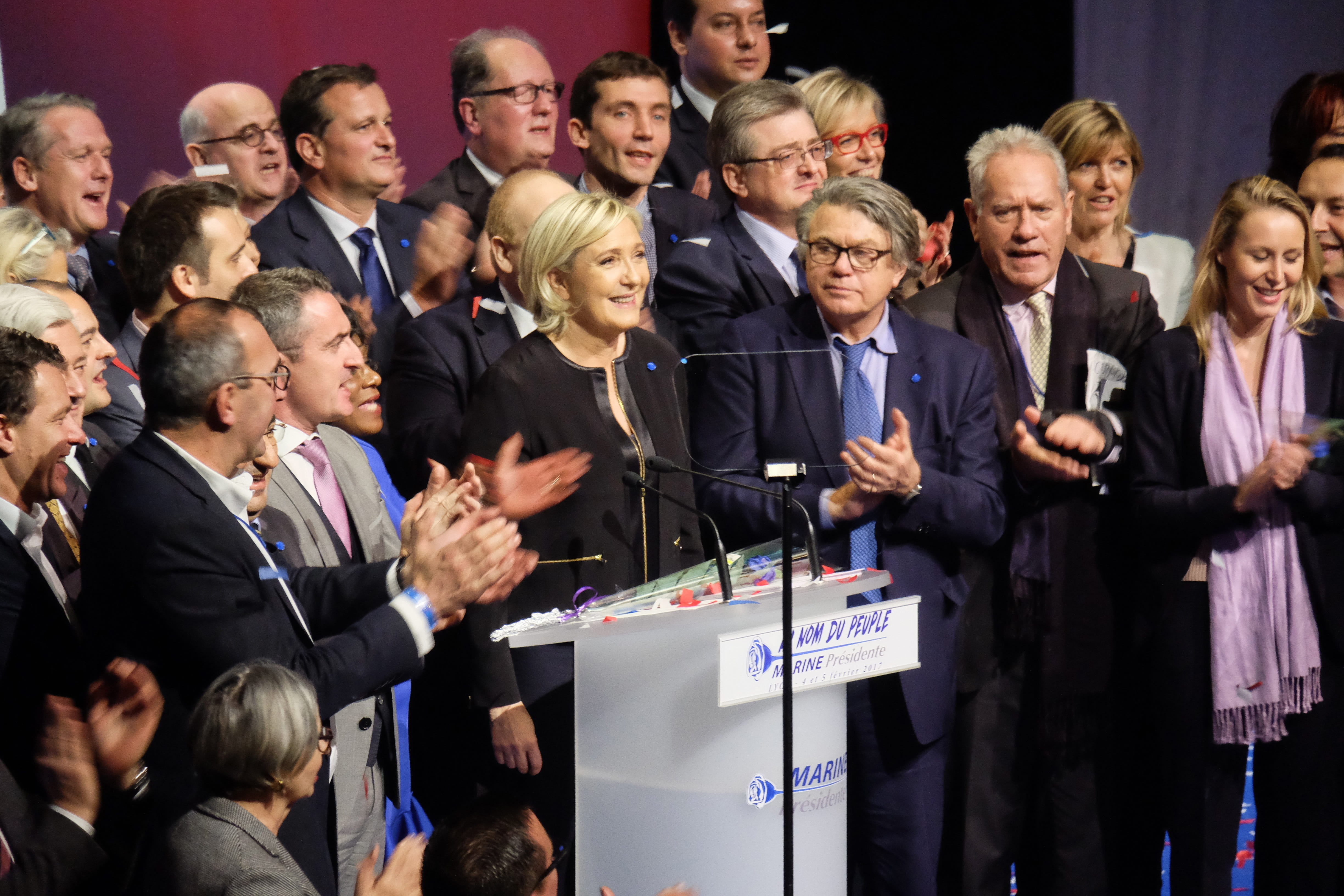 marine, large group of people, policy, men, rn national front, man, administration, males, indoors, gilbert collard, marion maréchal le pen, adult, mature men, HD Wallpaper