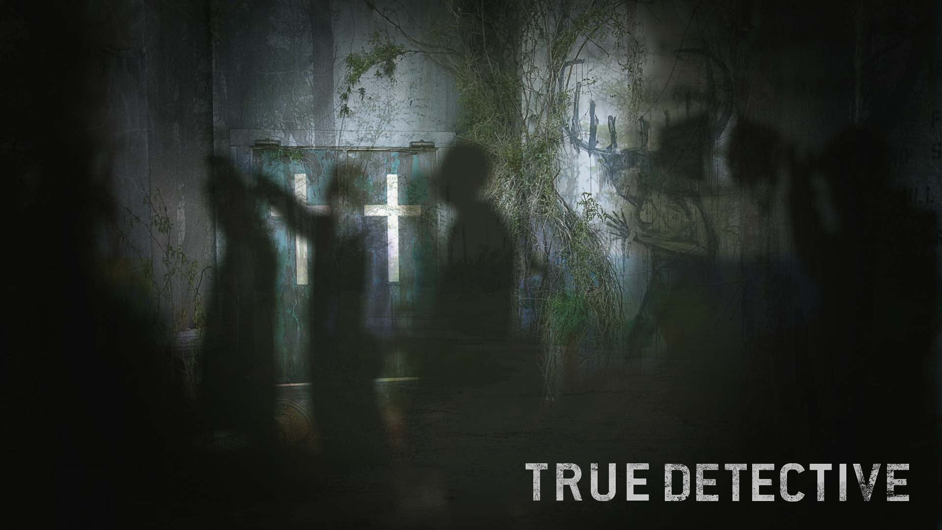 wall, indoors, sign, reflection, illustration, fear, wall - building feature, communication, dark, detective, true, built structure, text, close-up, True Detective, HD Wallpaper