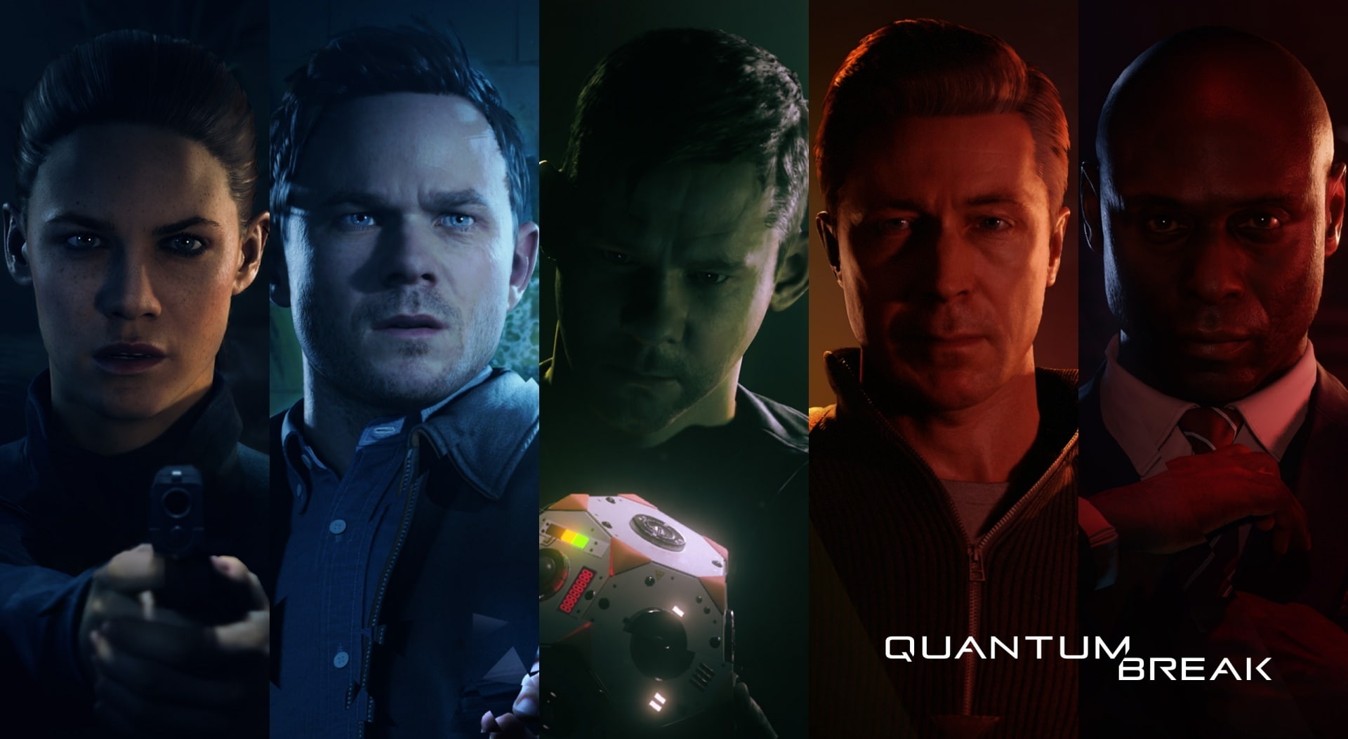 indoors, break, men, 1080P, serious, young men, mid adult men, cast, people, quantum, group of people, adult, portrait, mid adult, security, clothing, HD Wallpaper