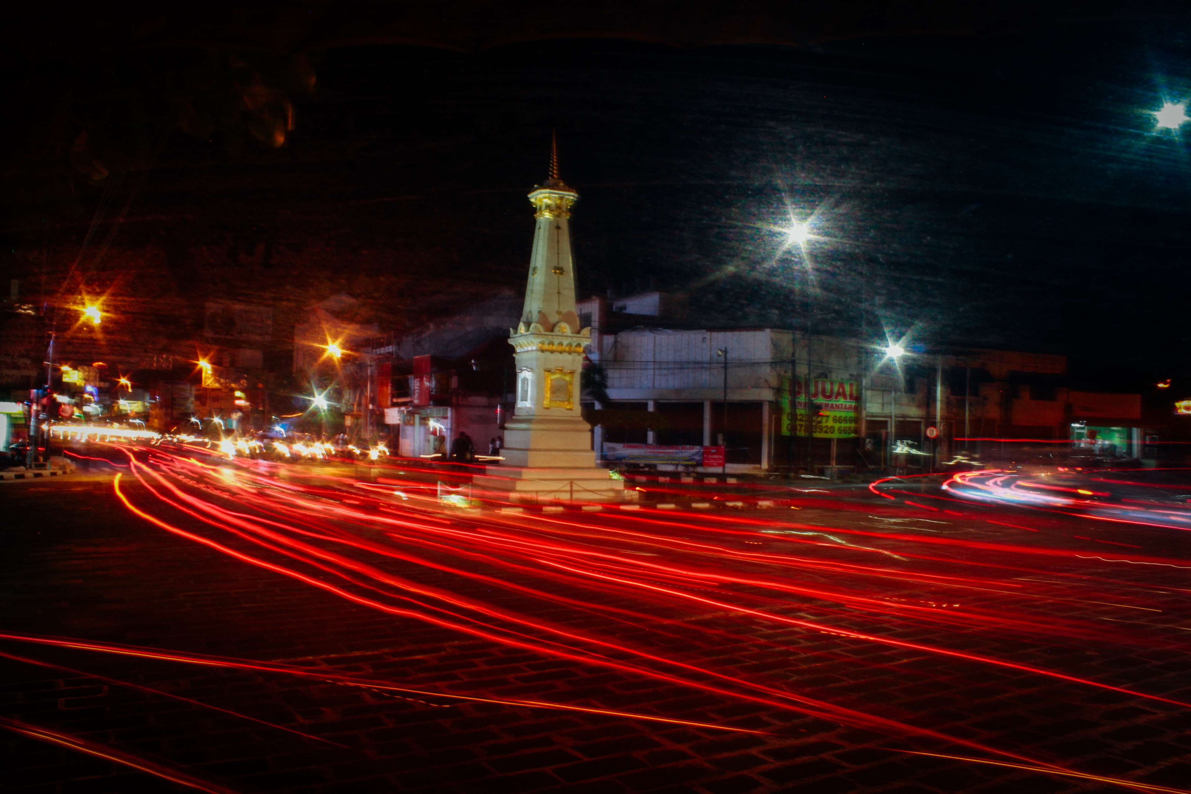 city street, speed, motion, city life, blurred motion, road, transportation, outdoors, night, street, architecture, 4K, illuminated, built structure, long exposure, HD Wallpaper