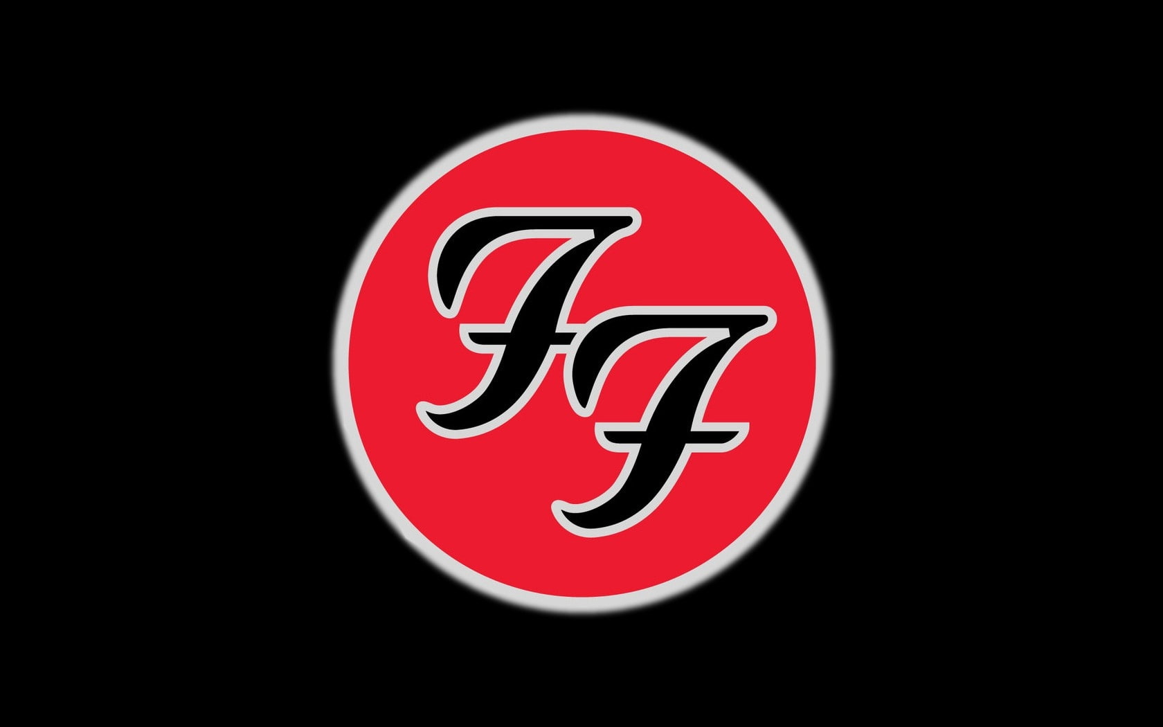 background, cicle, icon, foo fighters, symbol, 720P, HD Wallpaper
