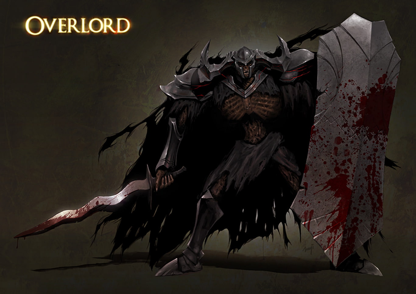 Anime, Death Knight (Overlord), 720P, Overlord, Overlord (Anime), digital, game, HD Wallpaper