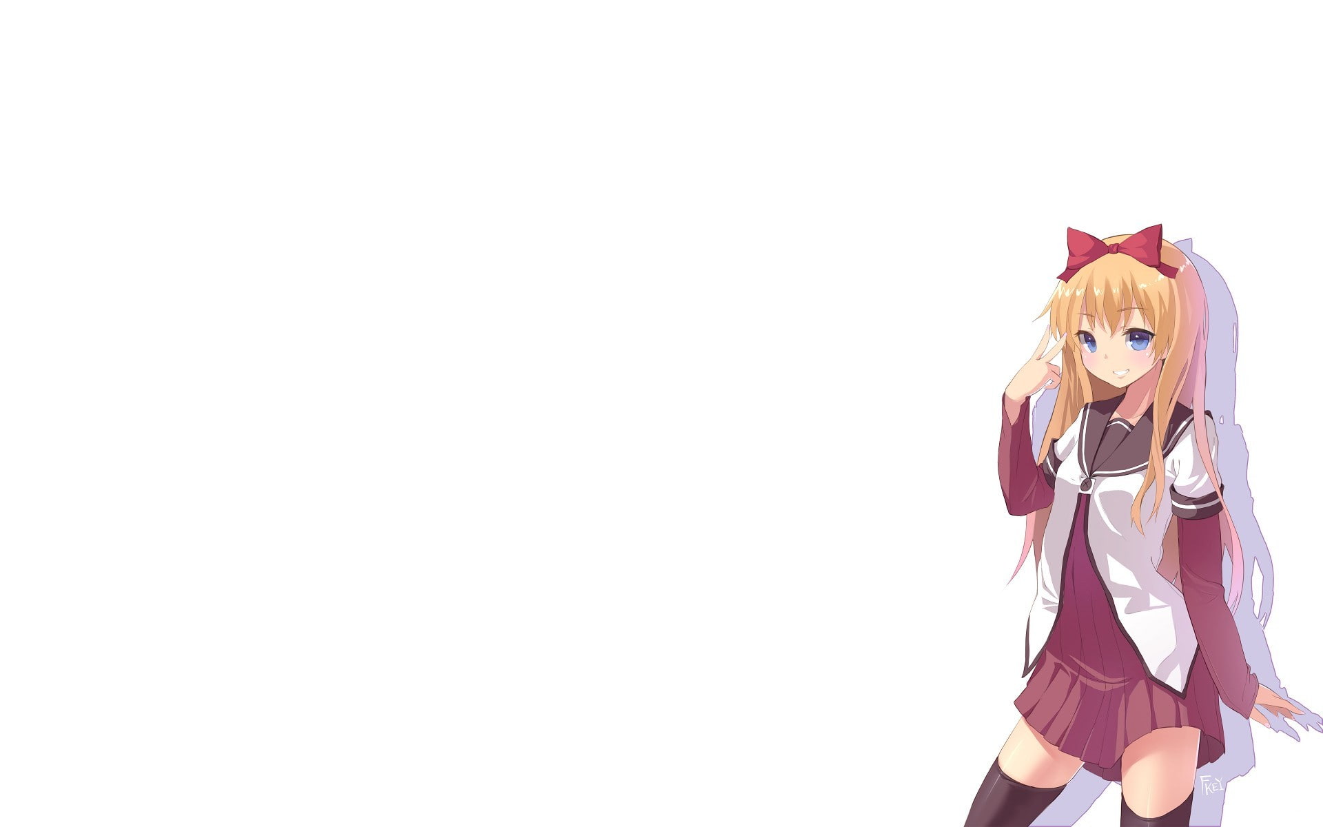 1080P, Toshinou Kyouko, Yuru Yuri, HD Wallpaper