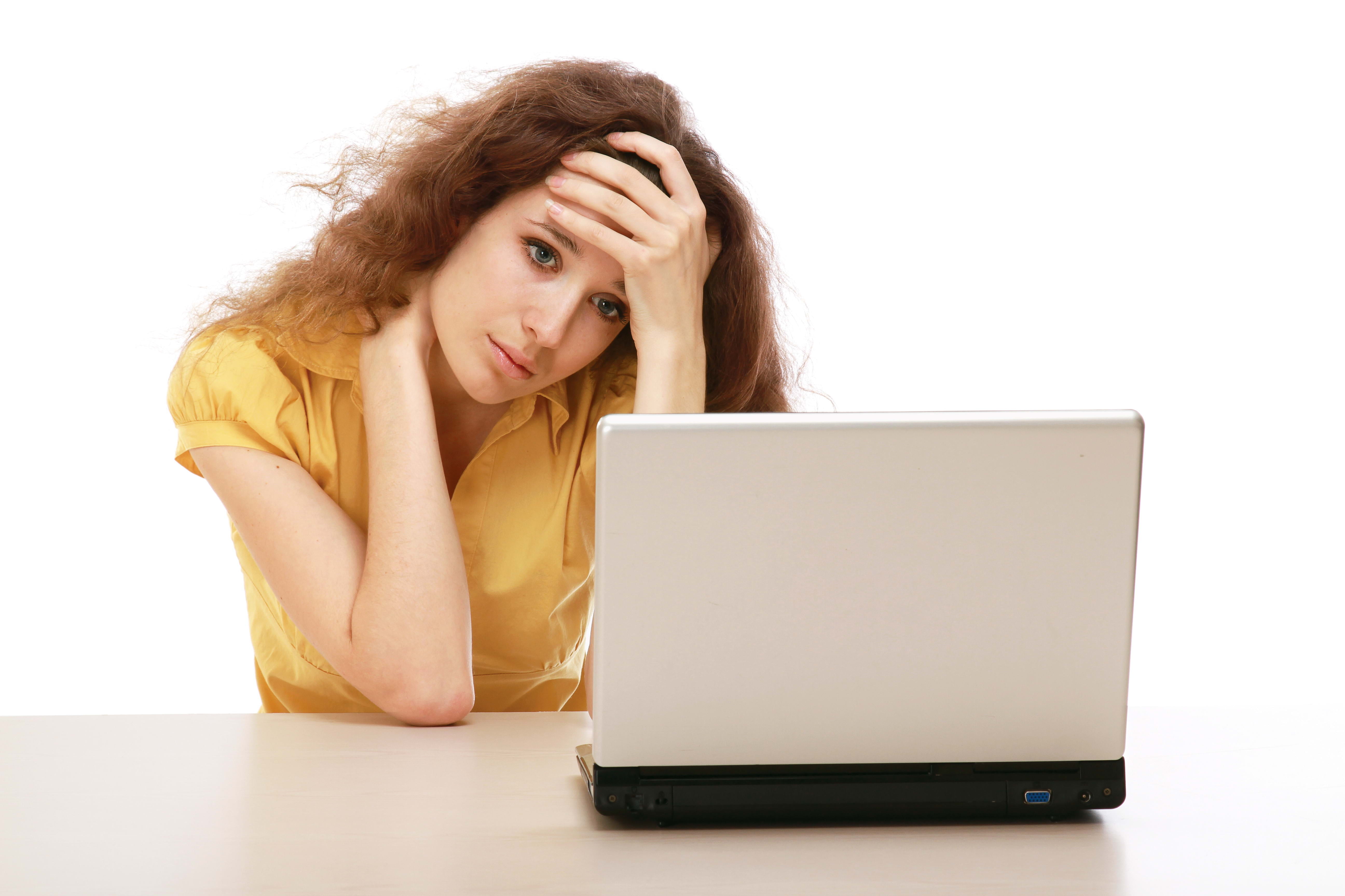 cute, white, beautiful, human Face, wireless Technology, sadness, exhaustion, hairstyle, worried, depression - Sadness, 5K, desk, problems, pain, brown, HD Wallpaper