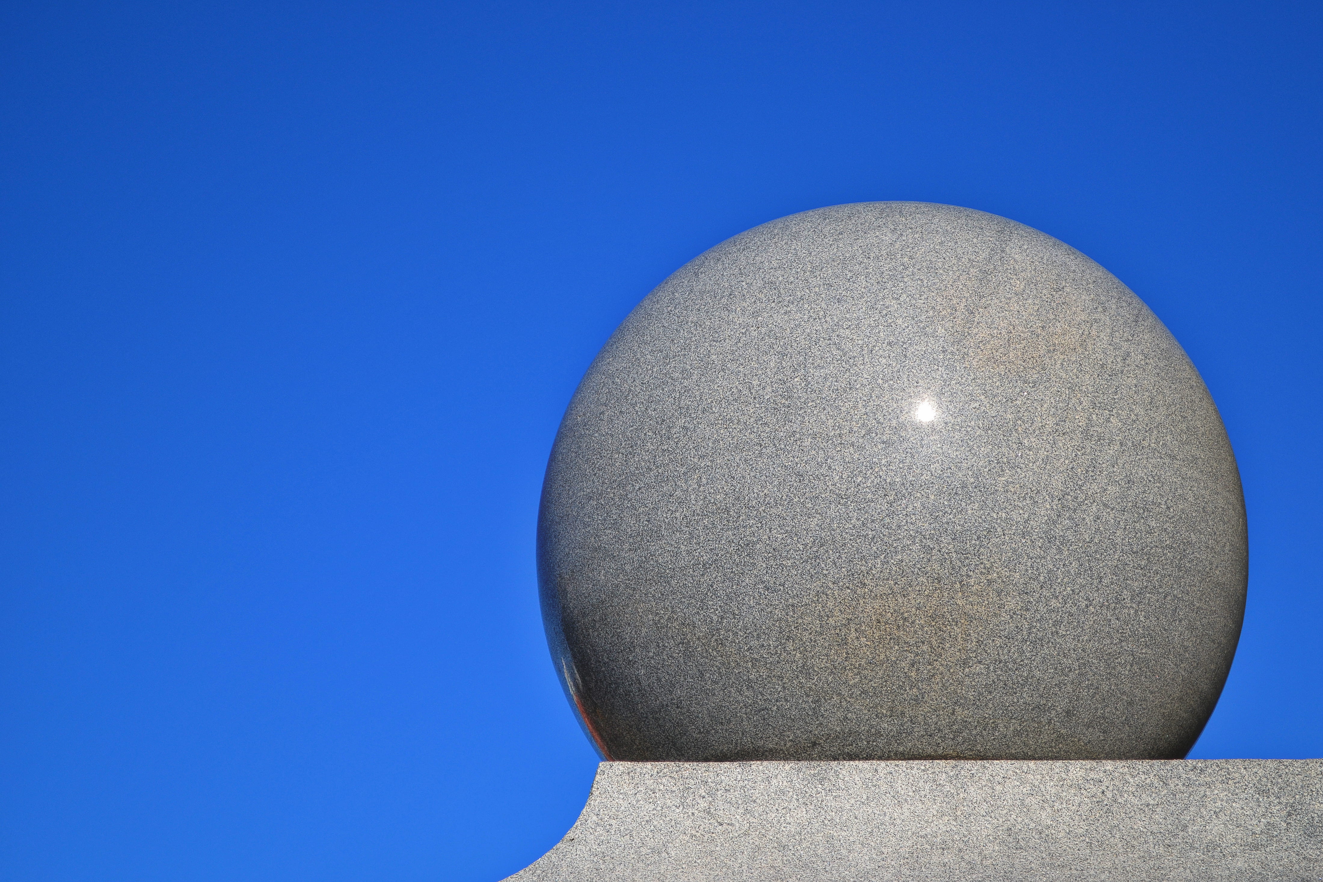 full moon, design, shape, colored background, day, nature, circle, sphere, 4K, spherical, moon, background, marble, astronomy, sky, daylight, surface, HD Wallpaper