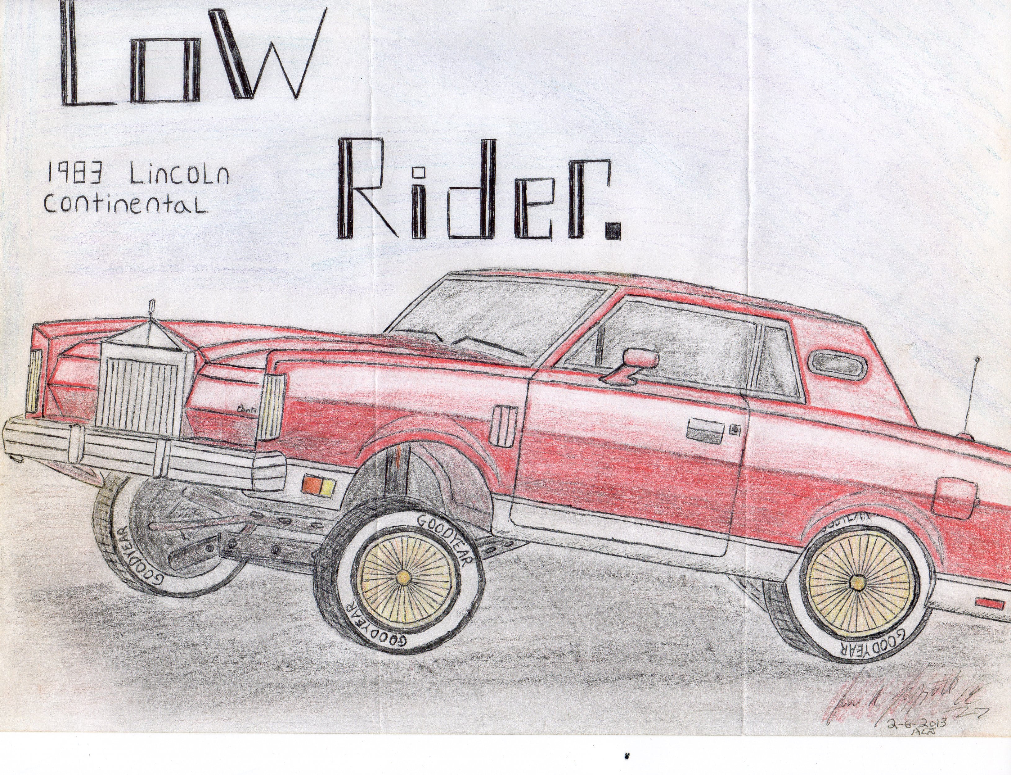 sign, communication, motor vehicle, wheel, transportation, architecture, text, drawn, drawing, day, lowrider, western script, land vehicle, no people, 2K, HD Wallpaper