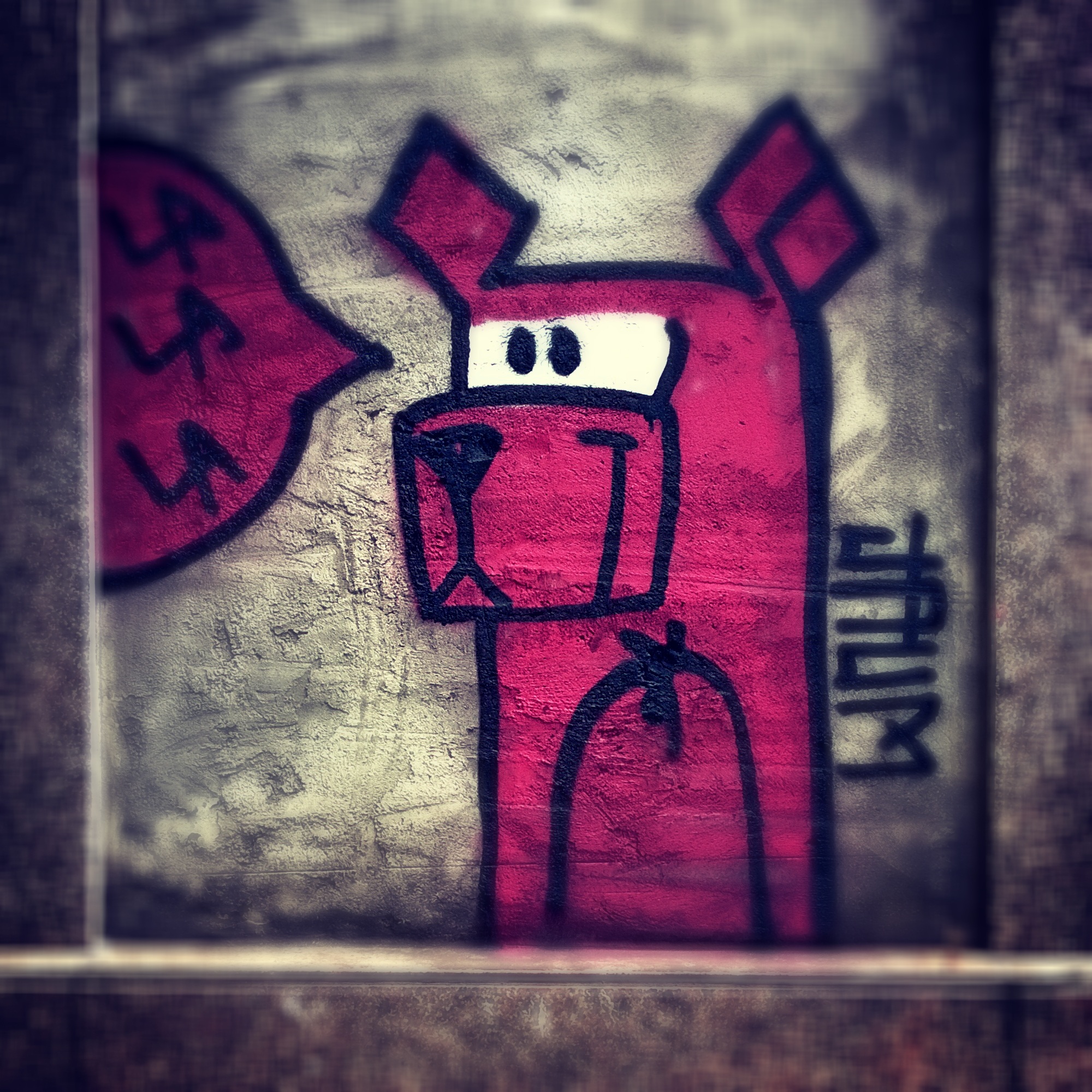 hand-drawn, safety, representation, art and craft, urban, no people, art, dog, protection, close-up, human representation, street, heart shape, brazil, Phone HD Wallpaper