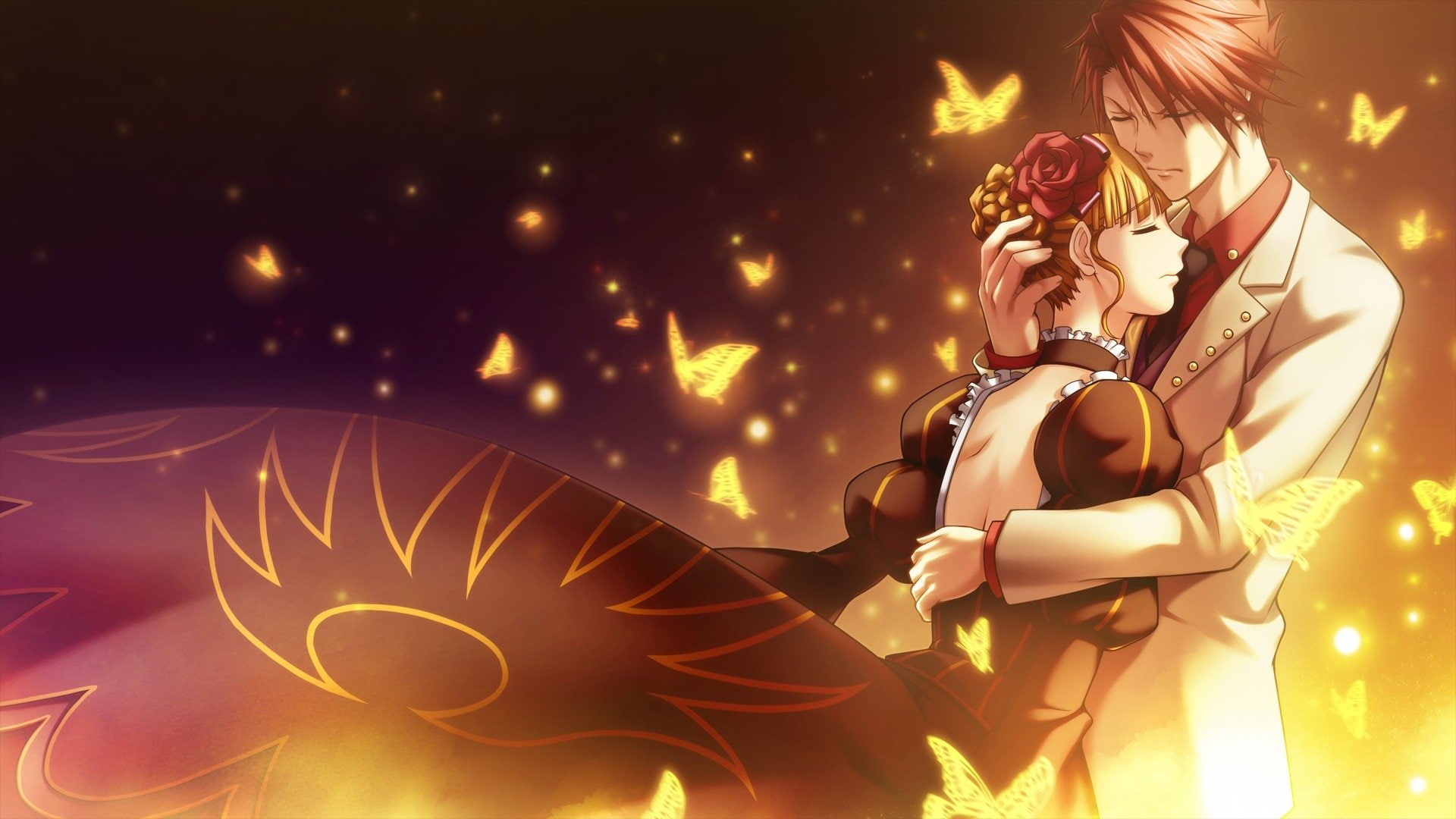 1080P, Beatrice (Umineko no Naku Koro ni), Anime, Umineko: When They Cry, Battler Ushiromiya, HD Wallpaper