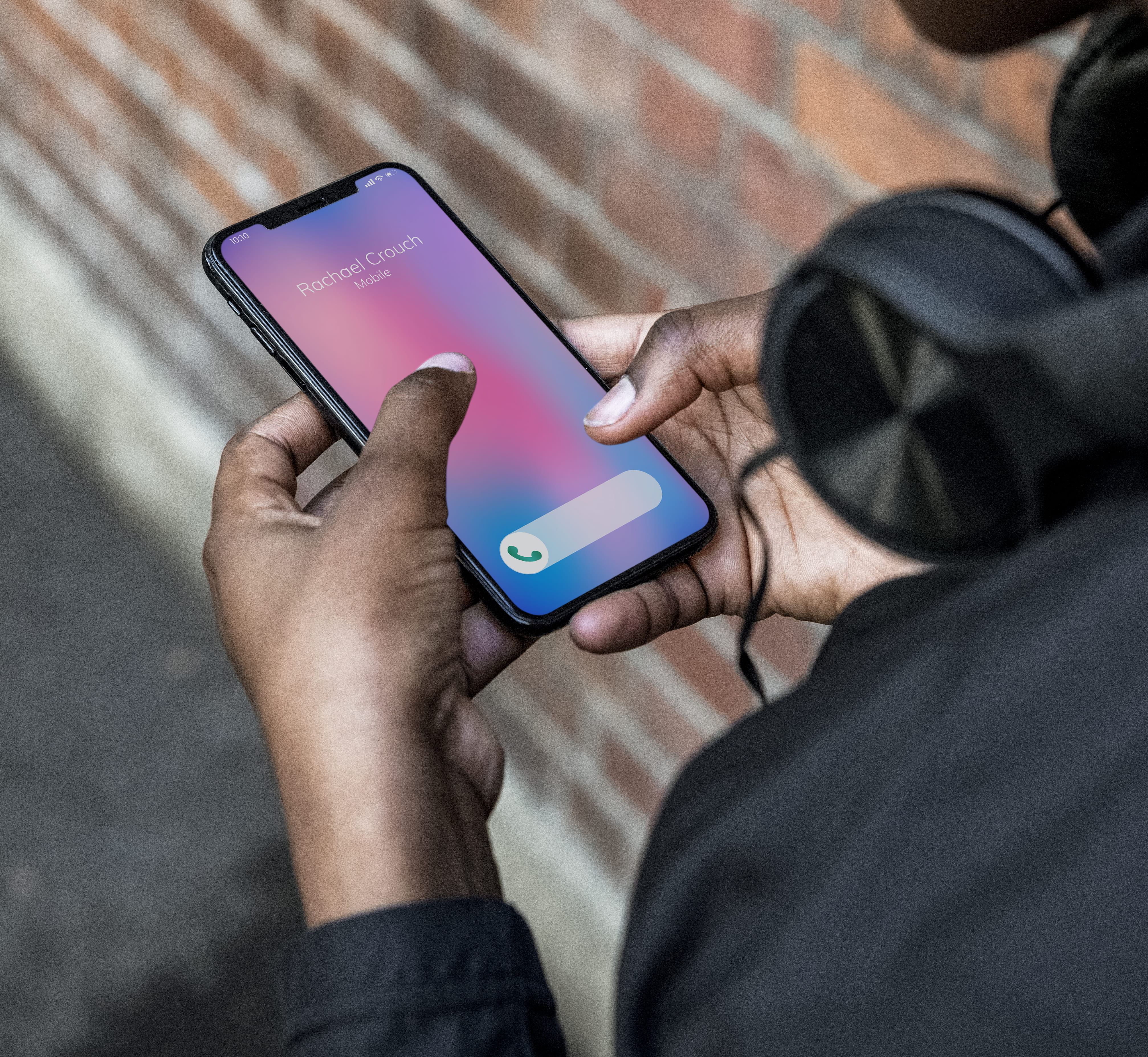 wireless, finger, holding, contemporary, hand, outdoors, digital device, smartphone, touch, ringing, close-up, hands, lifestyles, smart phone, screen, blurred background, HD Wallpaper
