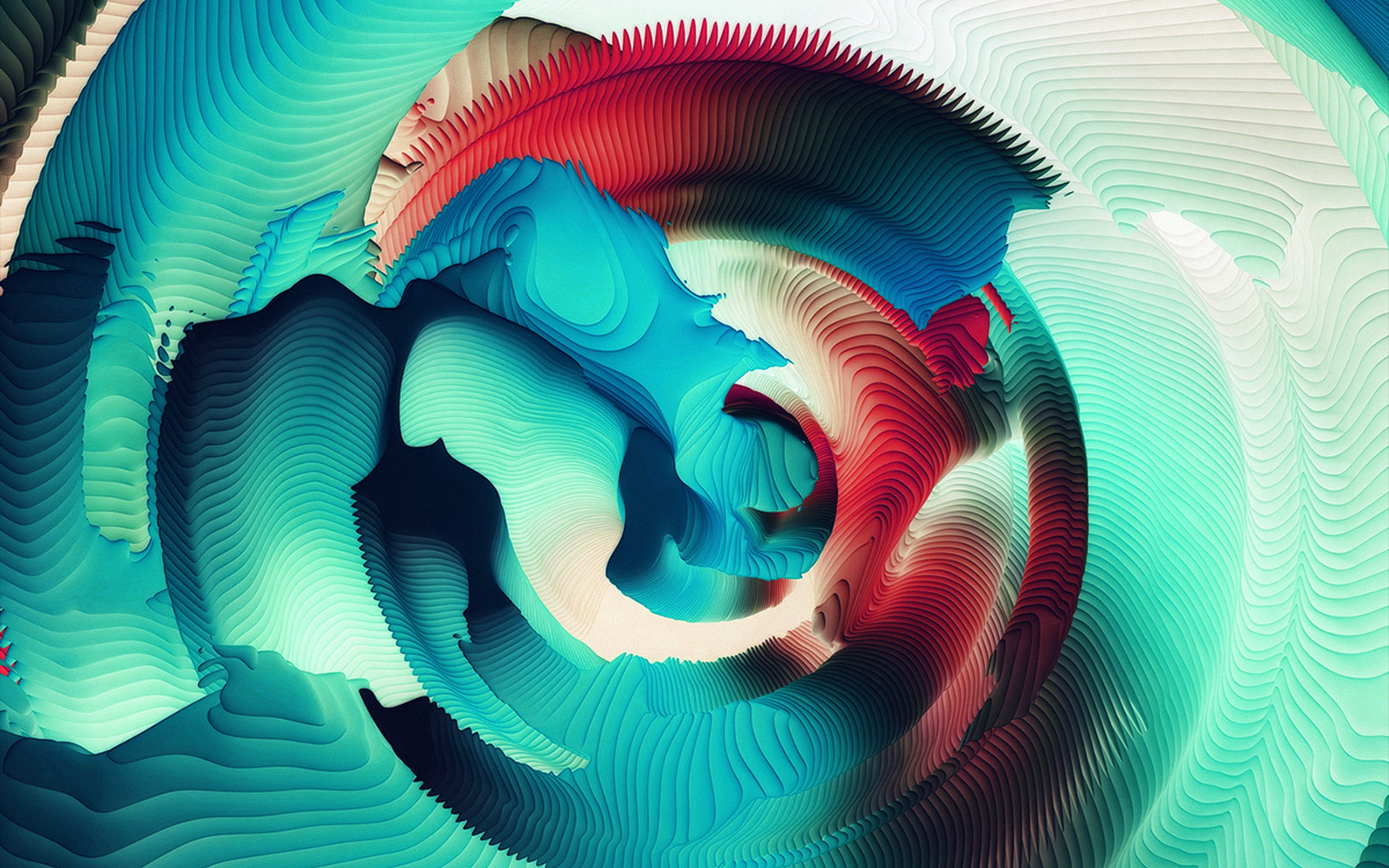 creativity, art, curve, vibrant color, 4K, pattern, blue, green color, light - natural phenomenon, quiz, backgrounds, studio shot, multi colored, design, HD Wallpaper