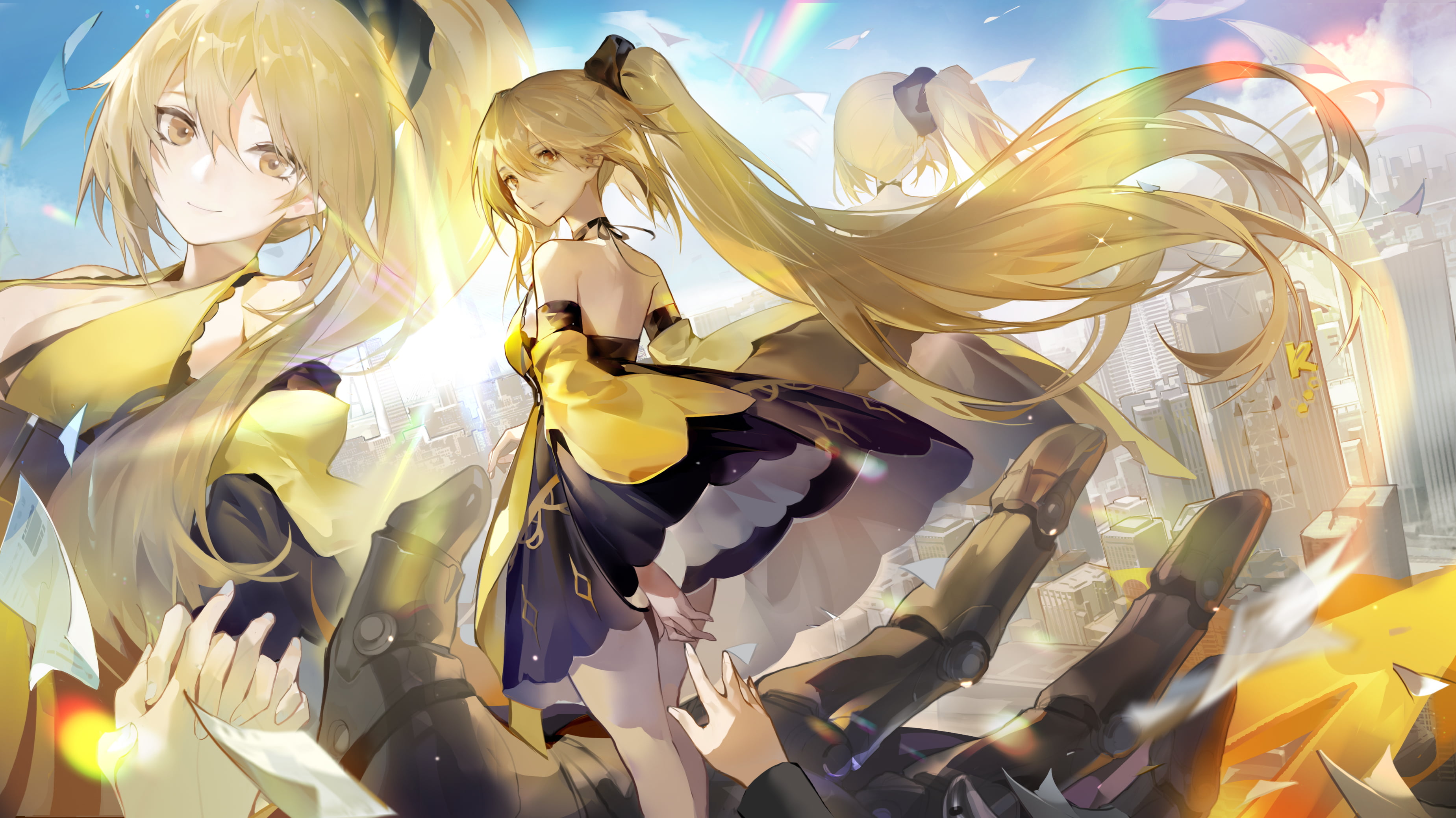 2K, anime, Ruo Gan Zhua, Forever 7th Capital, anime girls, HD Wallpaper