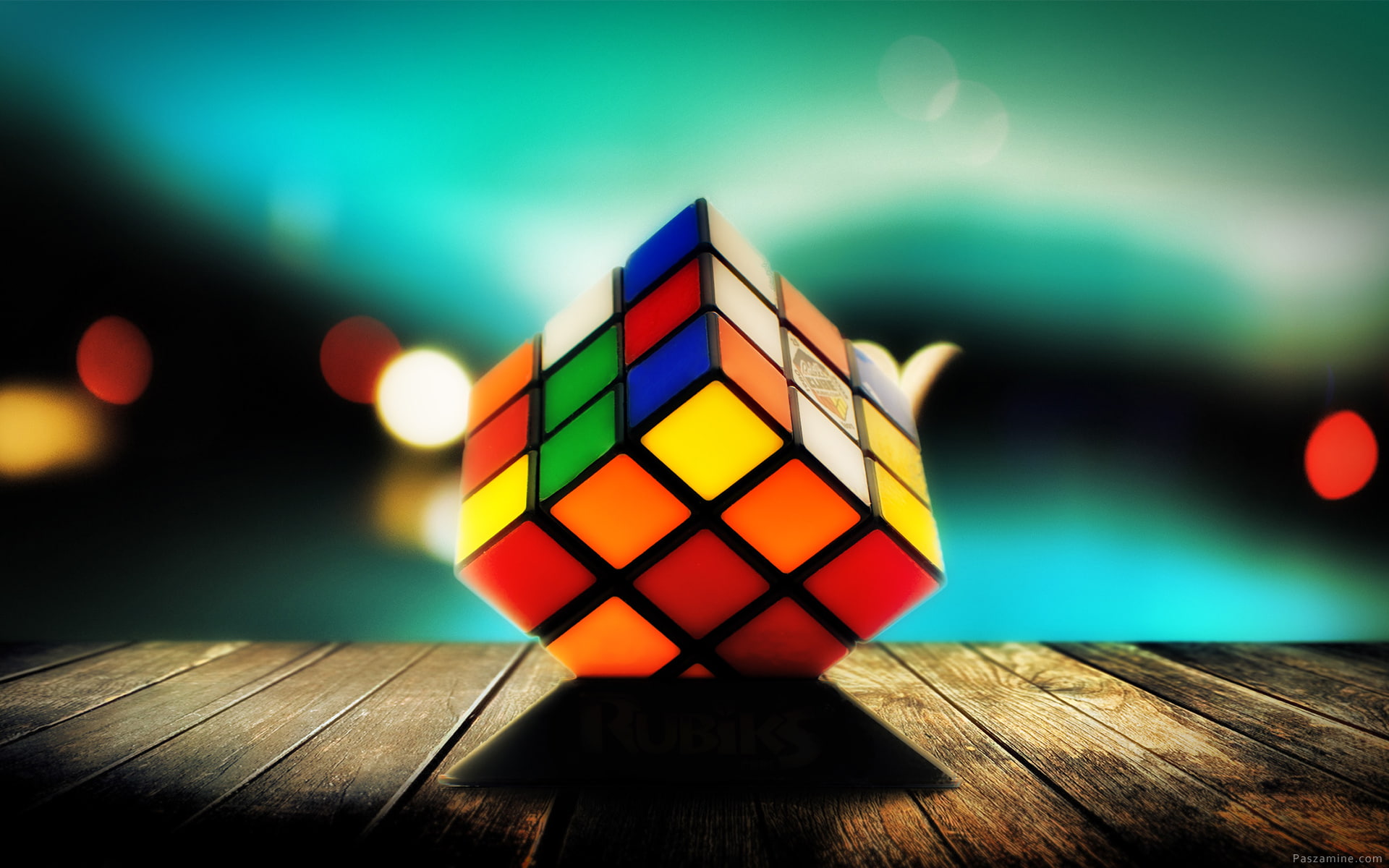 cubo, abstracto, 3-d, 1080P, rubik, HD Wallpaper