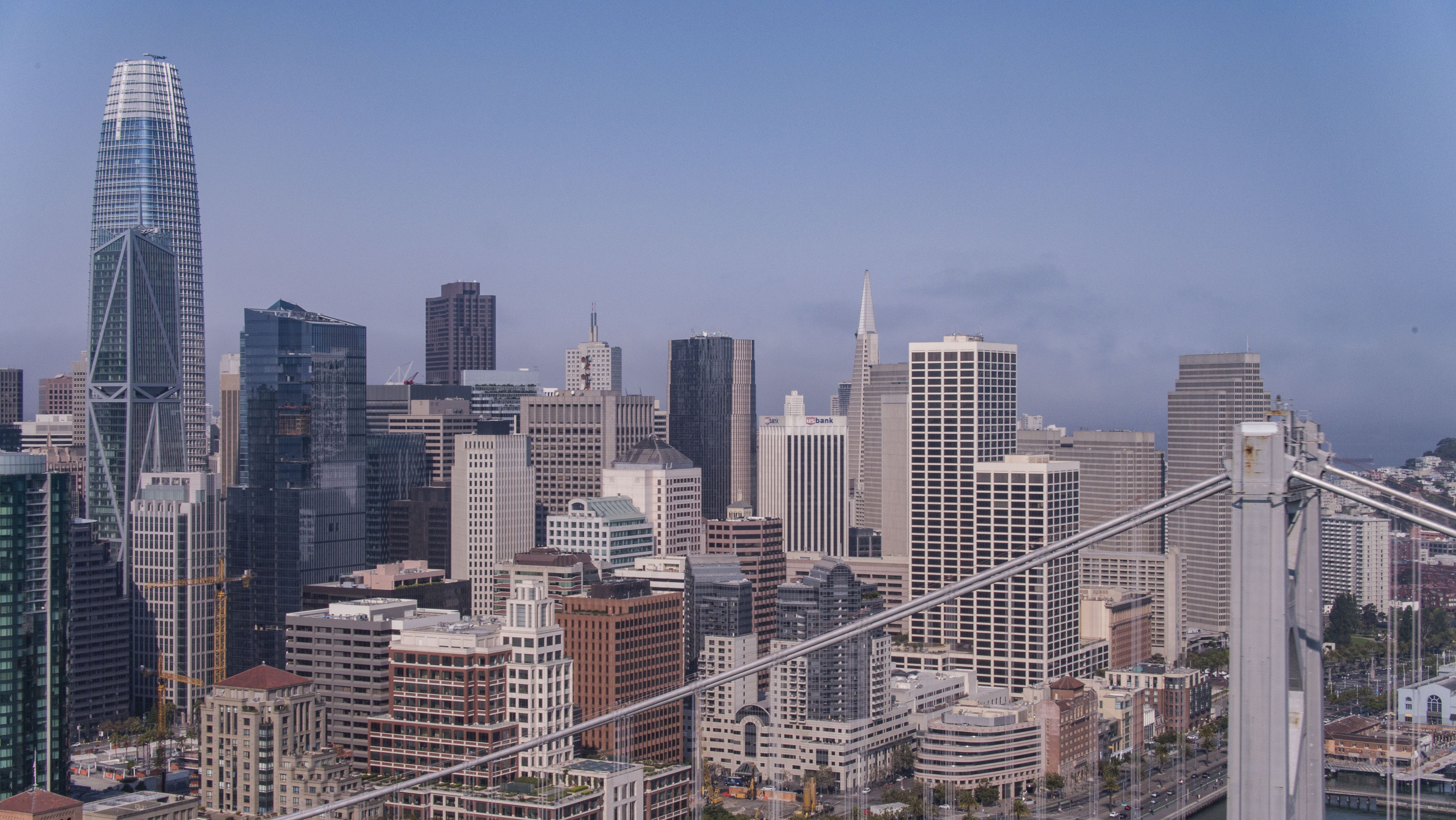 building exterior, sky, no people, nature, united states, bay bridge, spire, outdoors, transamerica, skyscraper, tall - high, travel destinations, city, HD Wallpaper