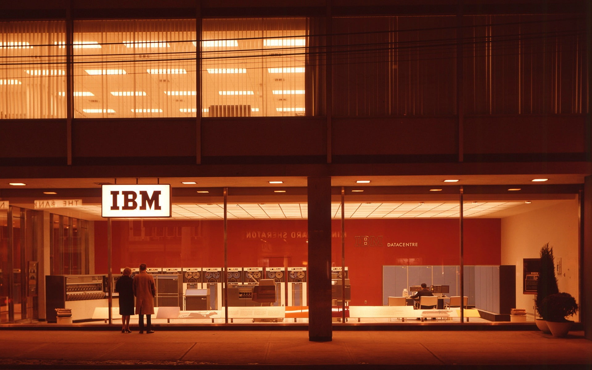 office, evening, history, 1080P, Toronto, IBM, 1980s, street, HD Wallpaper