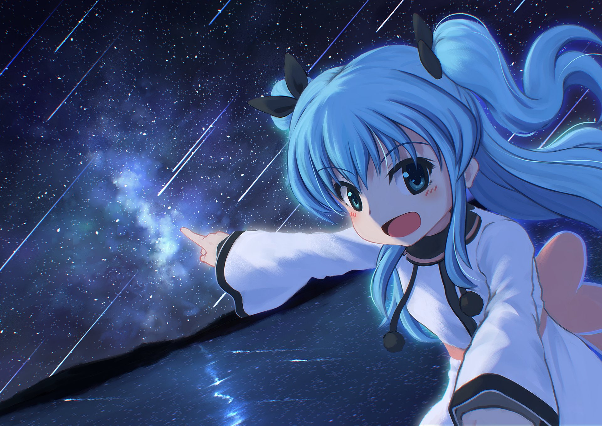method), method, sora, blue, stars, 1080P, noel, (sky), (sora, HD Wallpaper