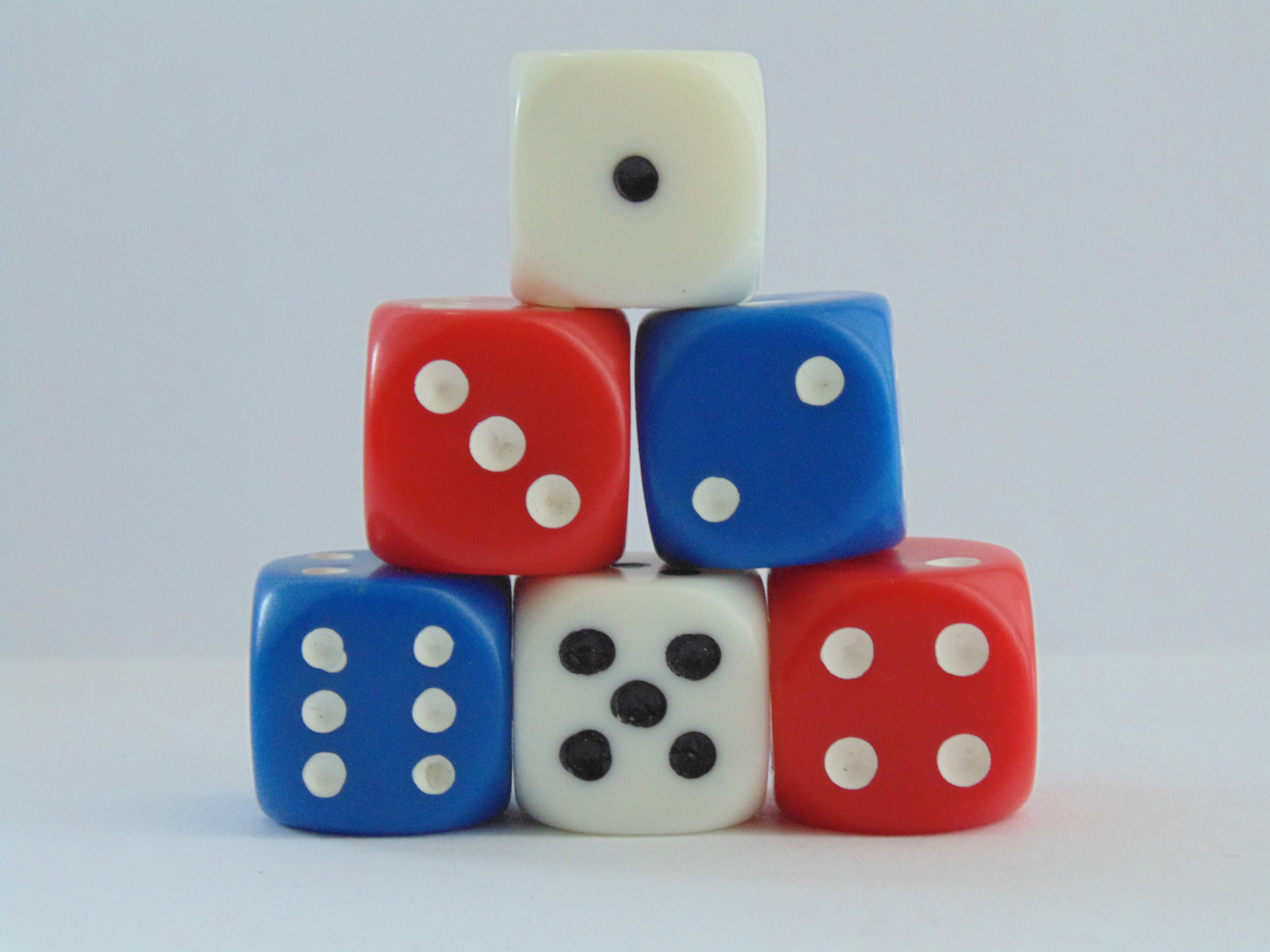 Game, still life, Gambling, leisure Games, 5K, Casino, playing, multi Colored, no people, opportunity, chance, toy, geometric shape, luck, close-up, spotted, HD Wallpaper