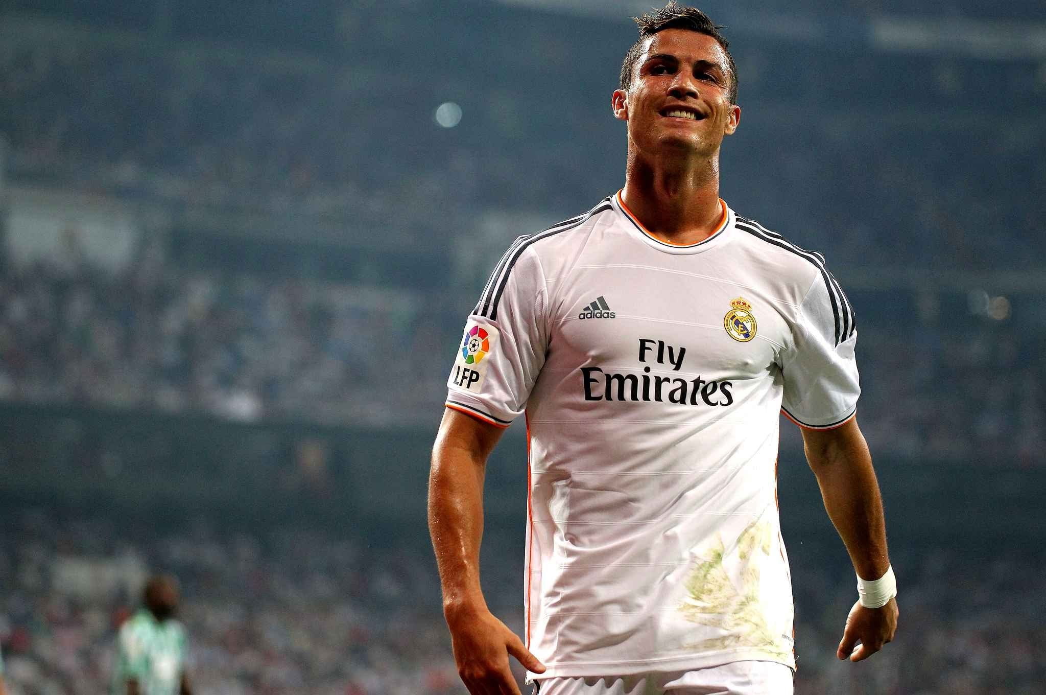 focus on foreground, sport, young adult, adult, confidence, portrait, running, one person, young men, 1080P, day, sportsman, athlete, waist up, cr7  for computer, HD Wallpaper