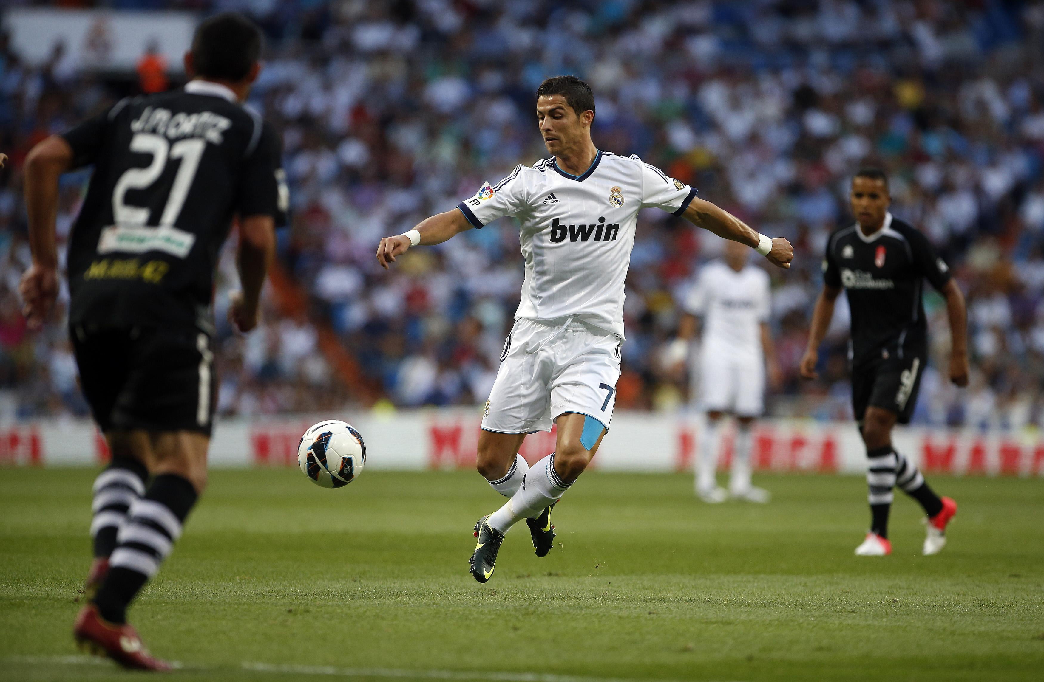playing, athlete, competitive sport, group of people, soccer ball, C. Ronaldo, sport, motion, C.Ronaldo, men, people, running, sports team, sportsman, shirt, HD Wallpaper