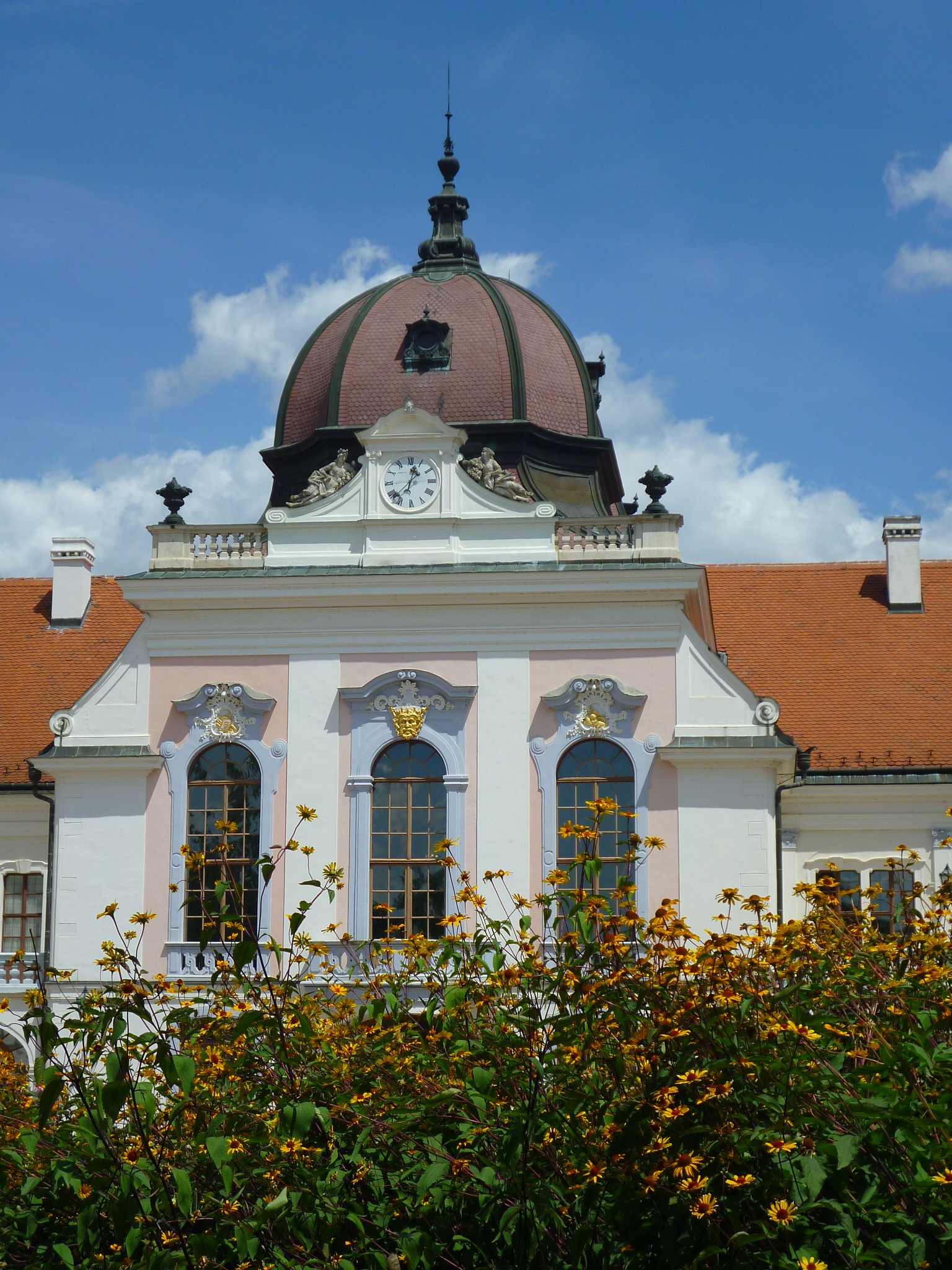 travel destinations, piłsudski, built structure, july, history, low angle view, outdoors, hungary, building exterior, marble hall is considered, flower, Phone HD Wallpaper