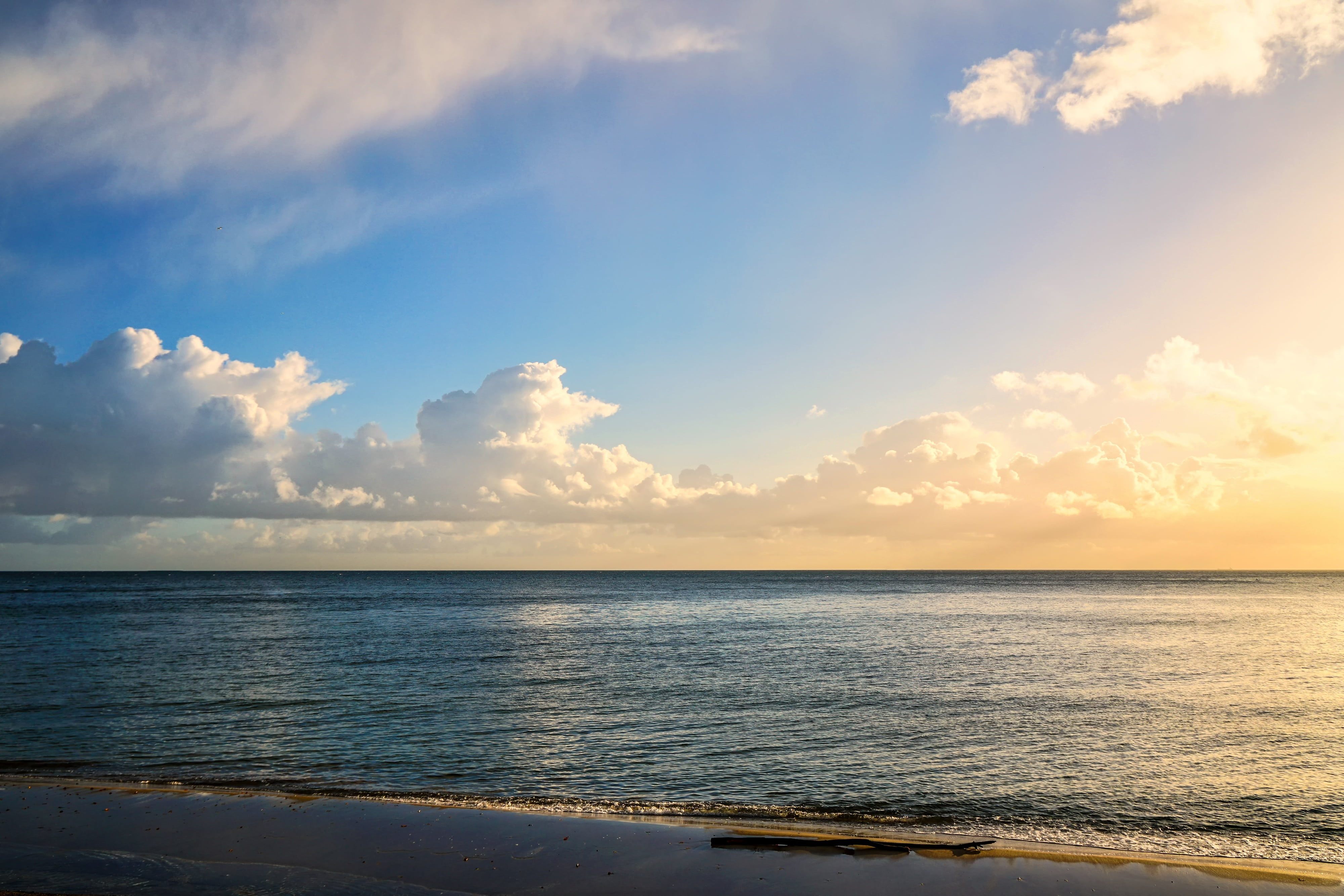 coast, beach, sky, relaxation, coastline, lifestyle, tourism, horizon, shore, seascape, seaside, blue, poland, colorful, relaxing, scenics - nature, clouds, HD Wallpaper