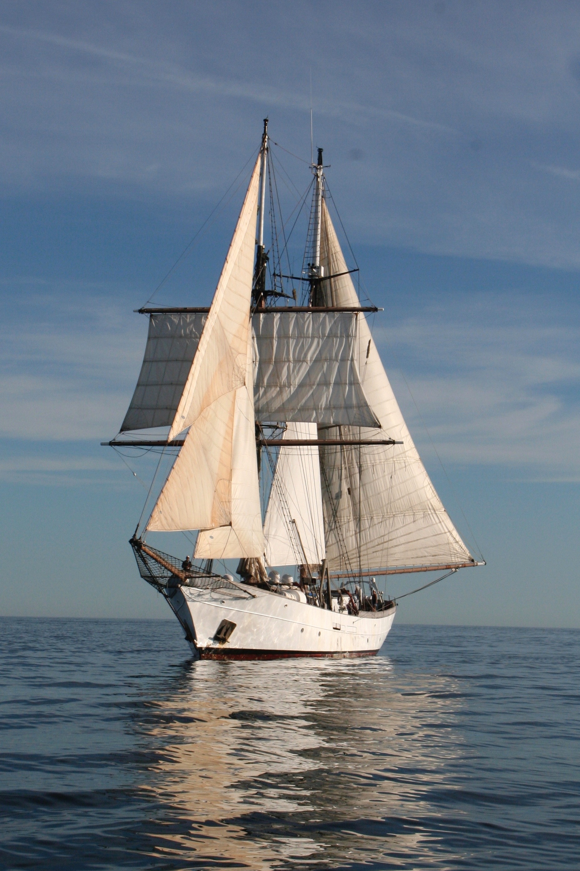 mode of transportation, sea, outdoors, ship, old, vessel, sail, mast, water, transportation, vintage, marine, old ship, wind, sailing Ship, pole, ocean, Phone HD Wallpaper