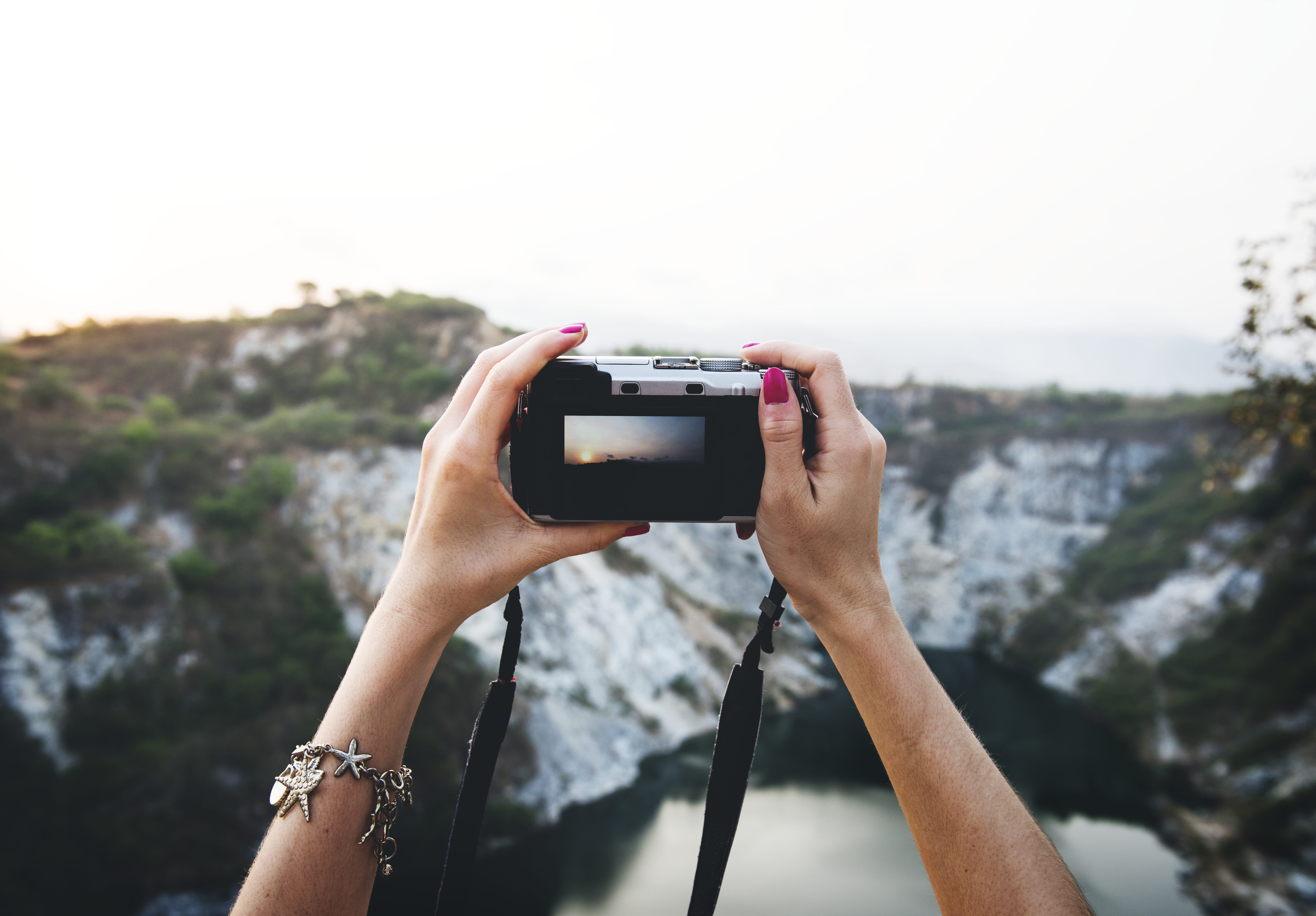 adventure, hill, destination, adult, travel, summer, mountain, attraction, digital, one person, photography, photography themes, portable information device, HD Wallpaper