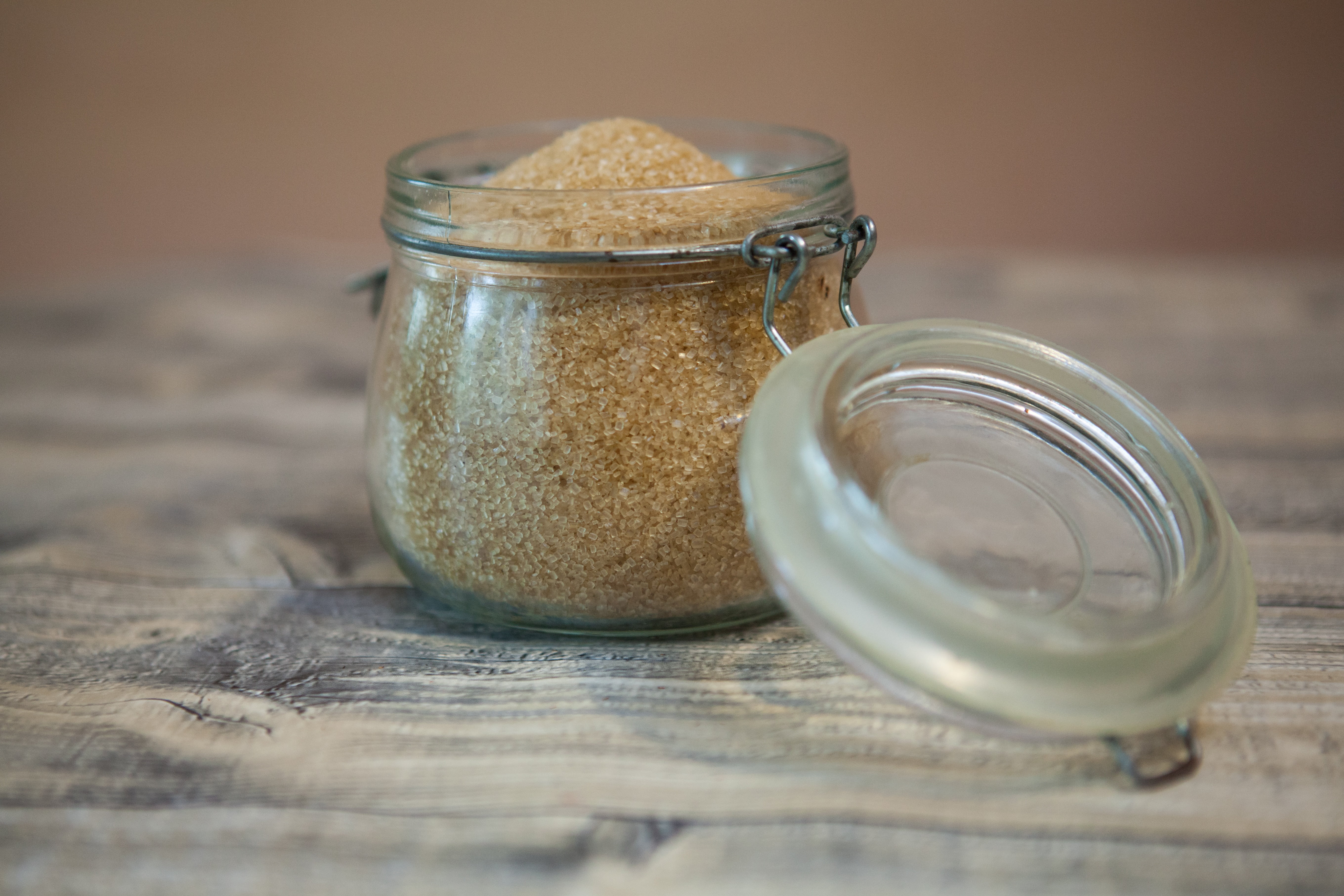 wellbeing, eating, selective focus, dessert, table, close-up, brown sugar, freshness, food and drink, wood - Material, glass - Material, granulated, glucose, HD Wallpaper