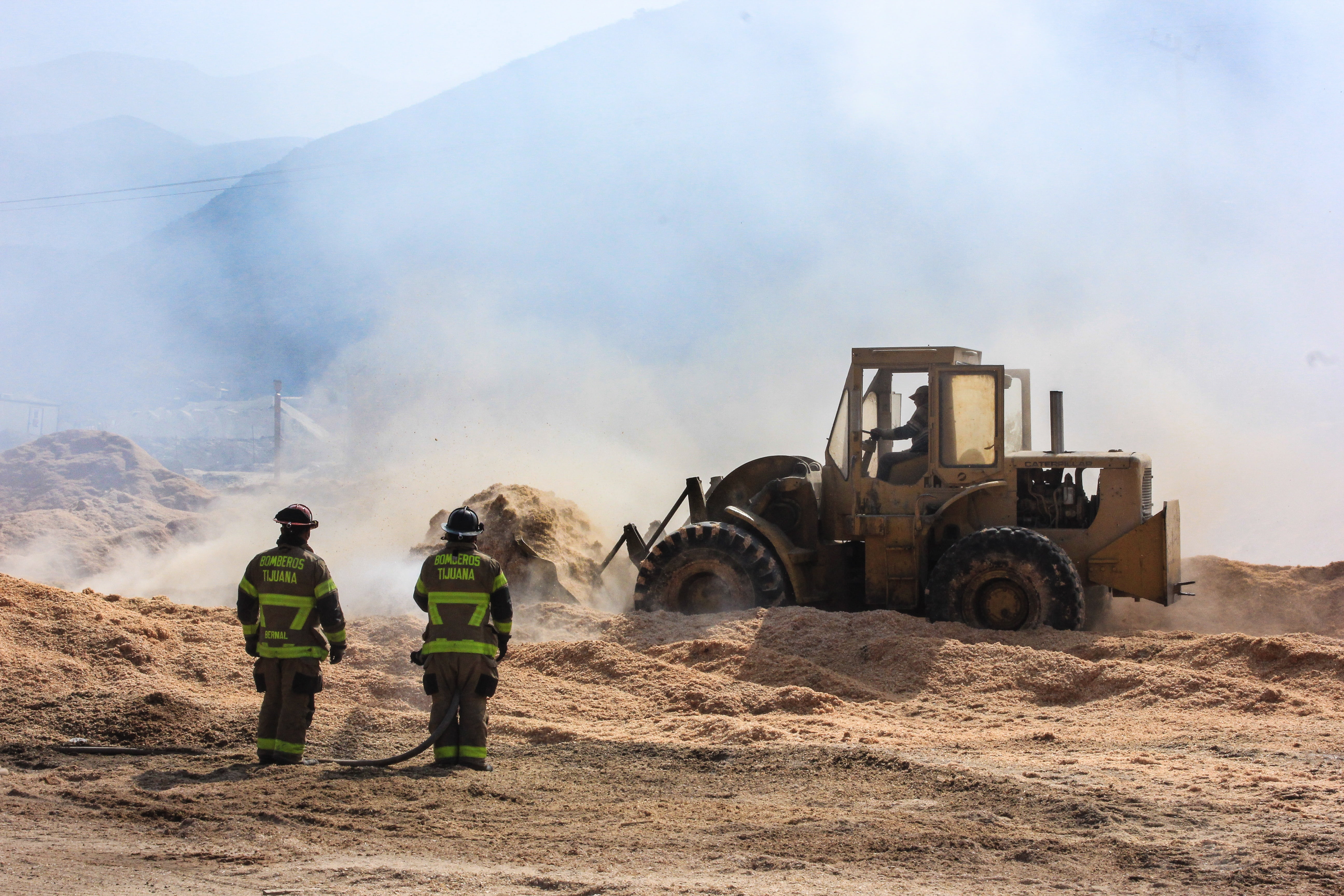 brigades, safety, people, flames, working, protection, smoke, smoke - physical structure, turn out, helmet, nature, combustion, machine, occupation, industry, HD Wallpaper