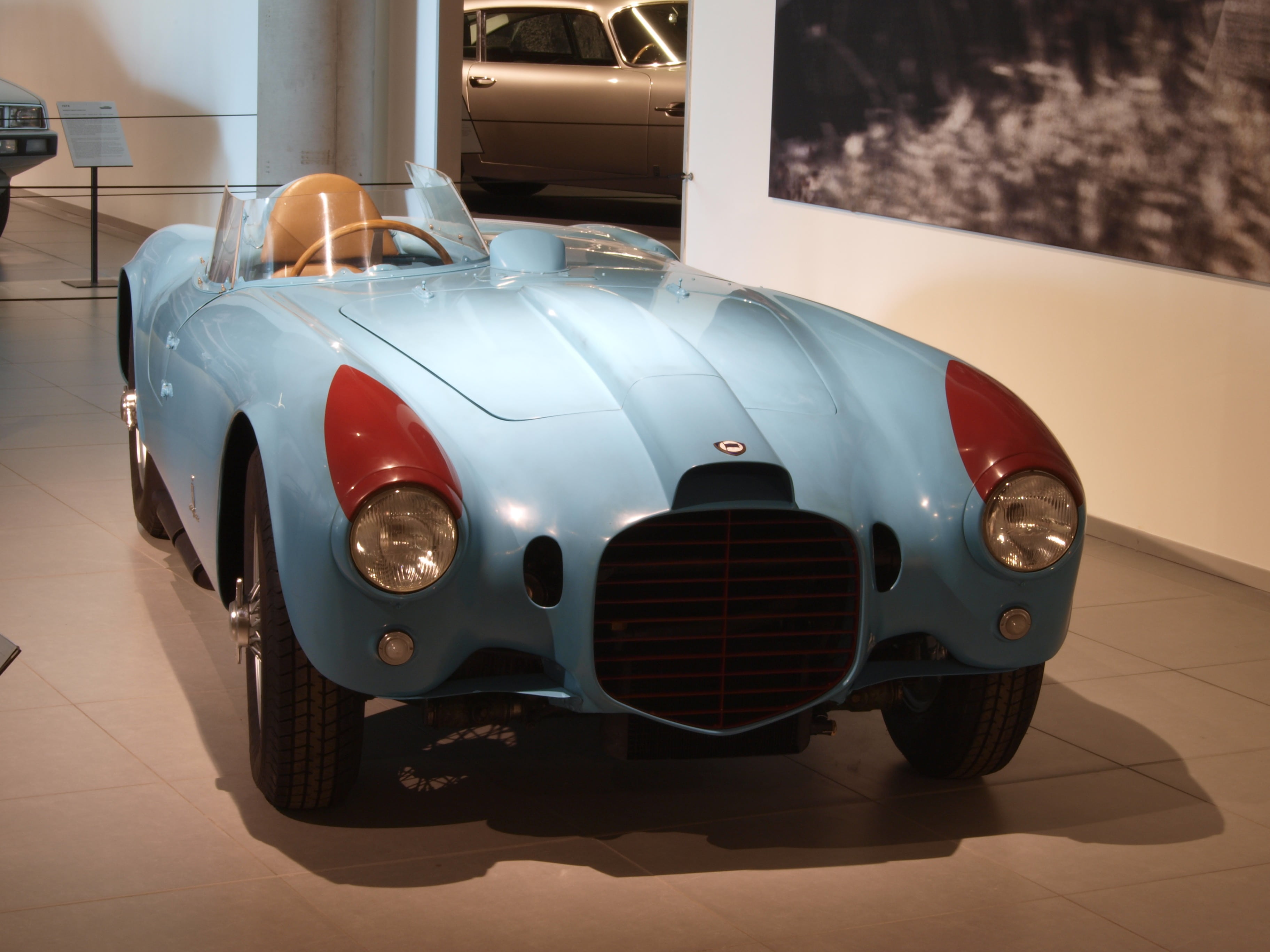 vintage car, front view, modern, car, autos, shiny, consumerism, wealth, classic, motor vehicle, machine, oldies, 1953, lancia spyder, vehicle, retail, HD Wallpaper