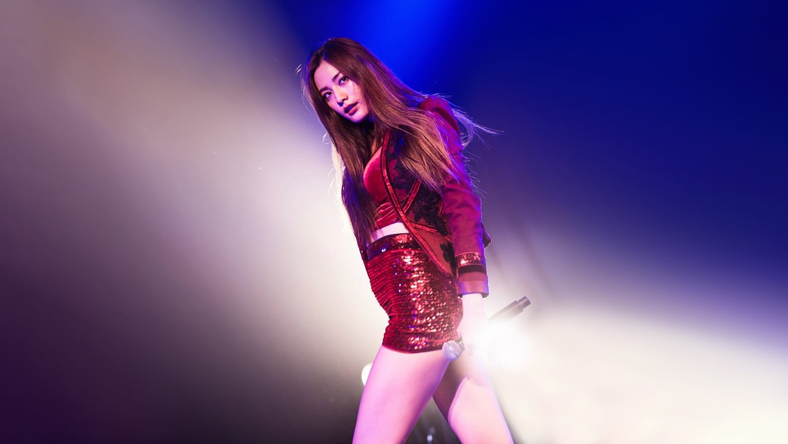 illuminated, musician, After School, 720P, Korean, music, portrait, hair, singing, young adult, K-pop, performance, hairstyle, three quarter length, beautiful woman, HD Wallpaper