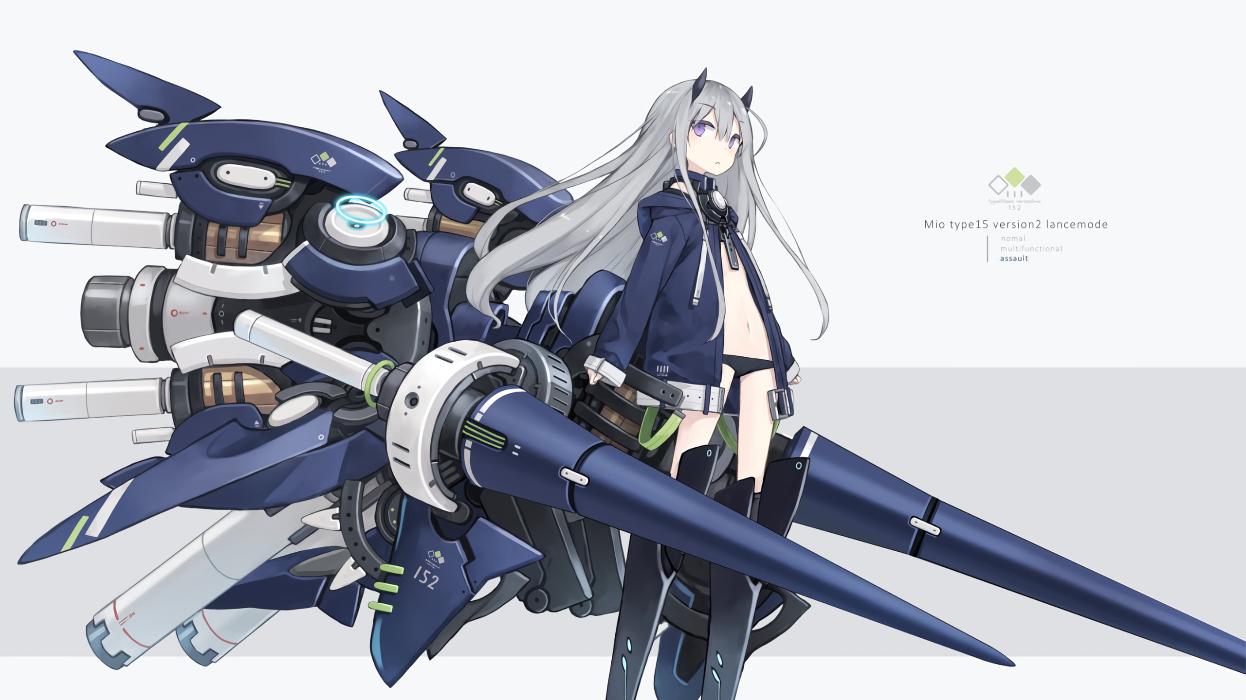 2K, anime girls, RoBo, HD Wallpaper