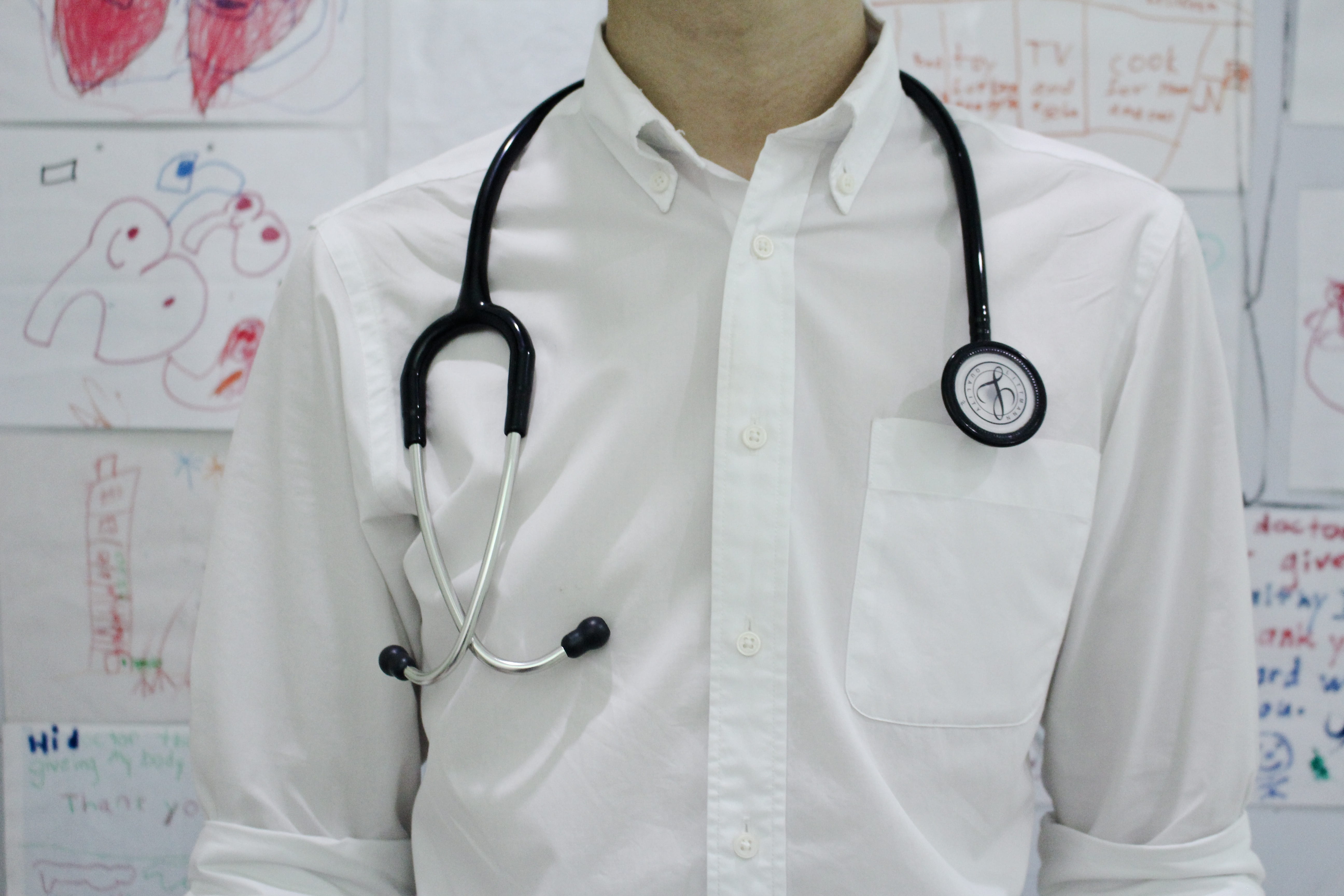 physician, dress, midsection, health, clinic, clothing, standing, shirt, medical equipment, one person, medical instrument, healthcare worker, occupation, HD Wallpaper
