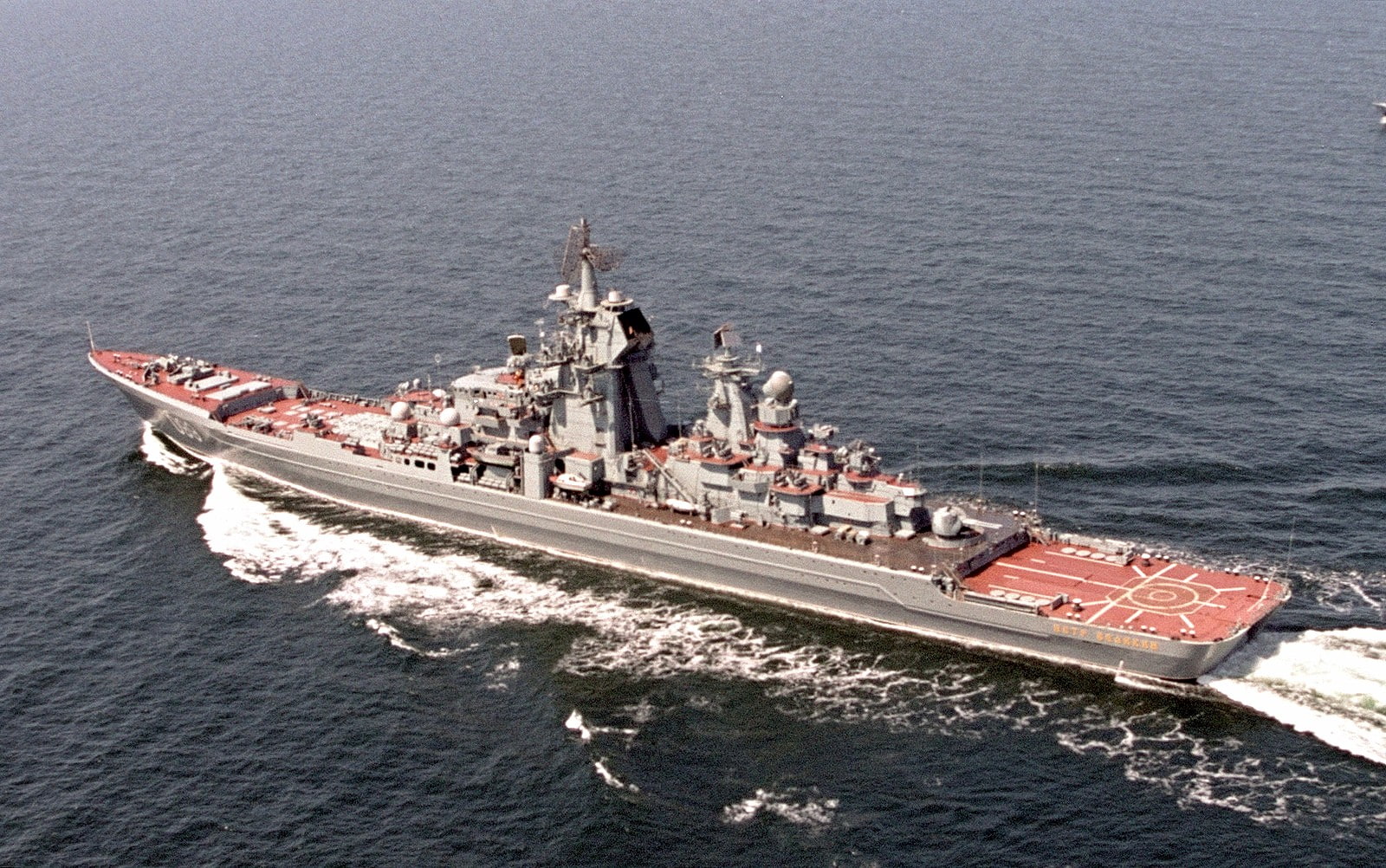 Russian Navy, Kirov Class Battlecruiser, 720P, nuclear cruiser, HD Wallpaper