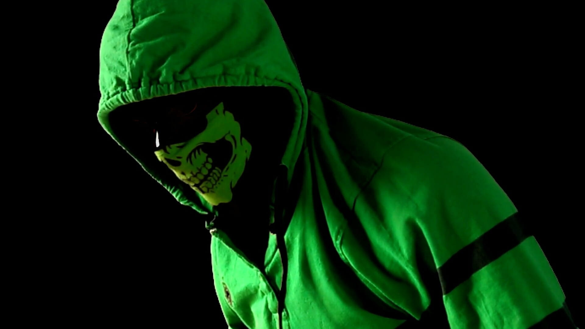 portrait, front view, human bone, bone, anatomy, black background, Cyber Attack, healthcare and medicine, skeleton, people, dark, Ghost, green color, human skeleton, HD Wallpaper