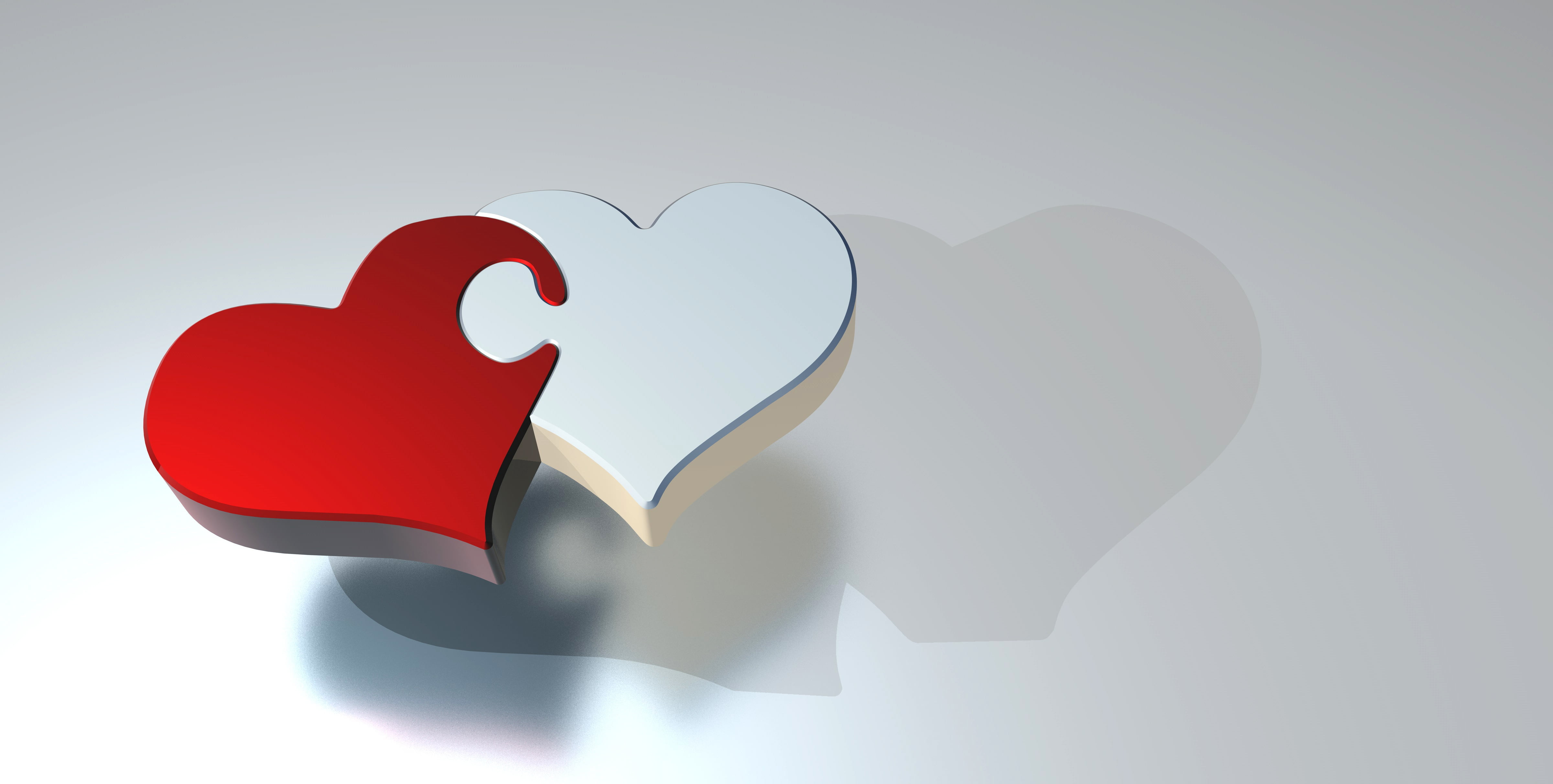 4K, internet dating, heart, copy space, shape, sign, valentines Day - Holiday, ideas, indoors, positive emotion, jigsaw Puzzle, togetherness, HD Wallpaper