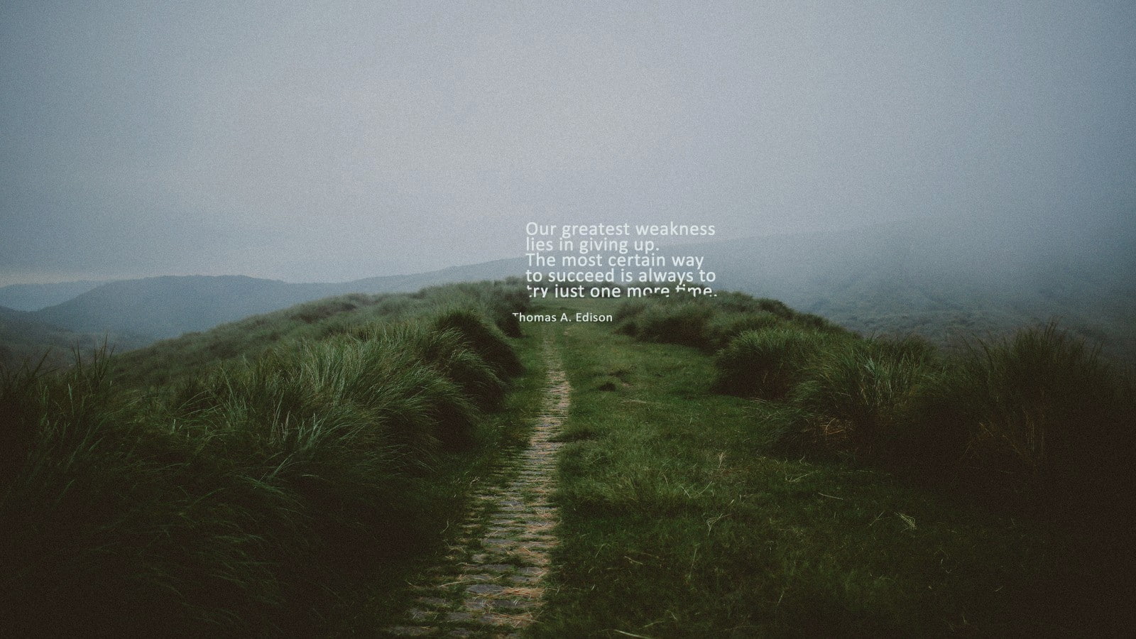 Thomas Alva Edison, quote, 720P, HD Wallpaper