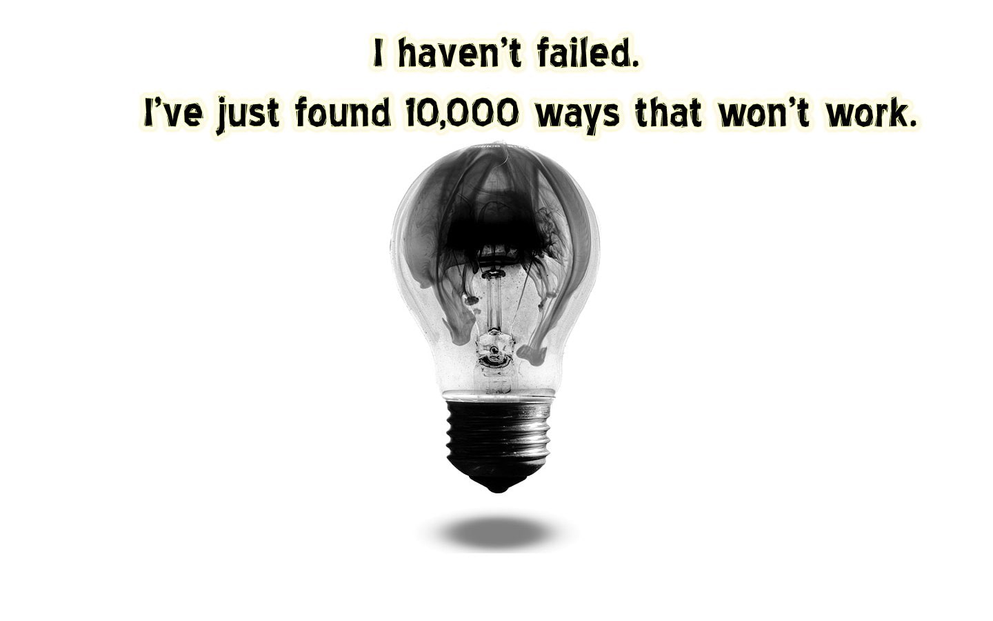 black, grey, text, Misc, Angel, bulb, Quote, 720P, overlay, light, Thomas Edison, HD Wallpaper